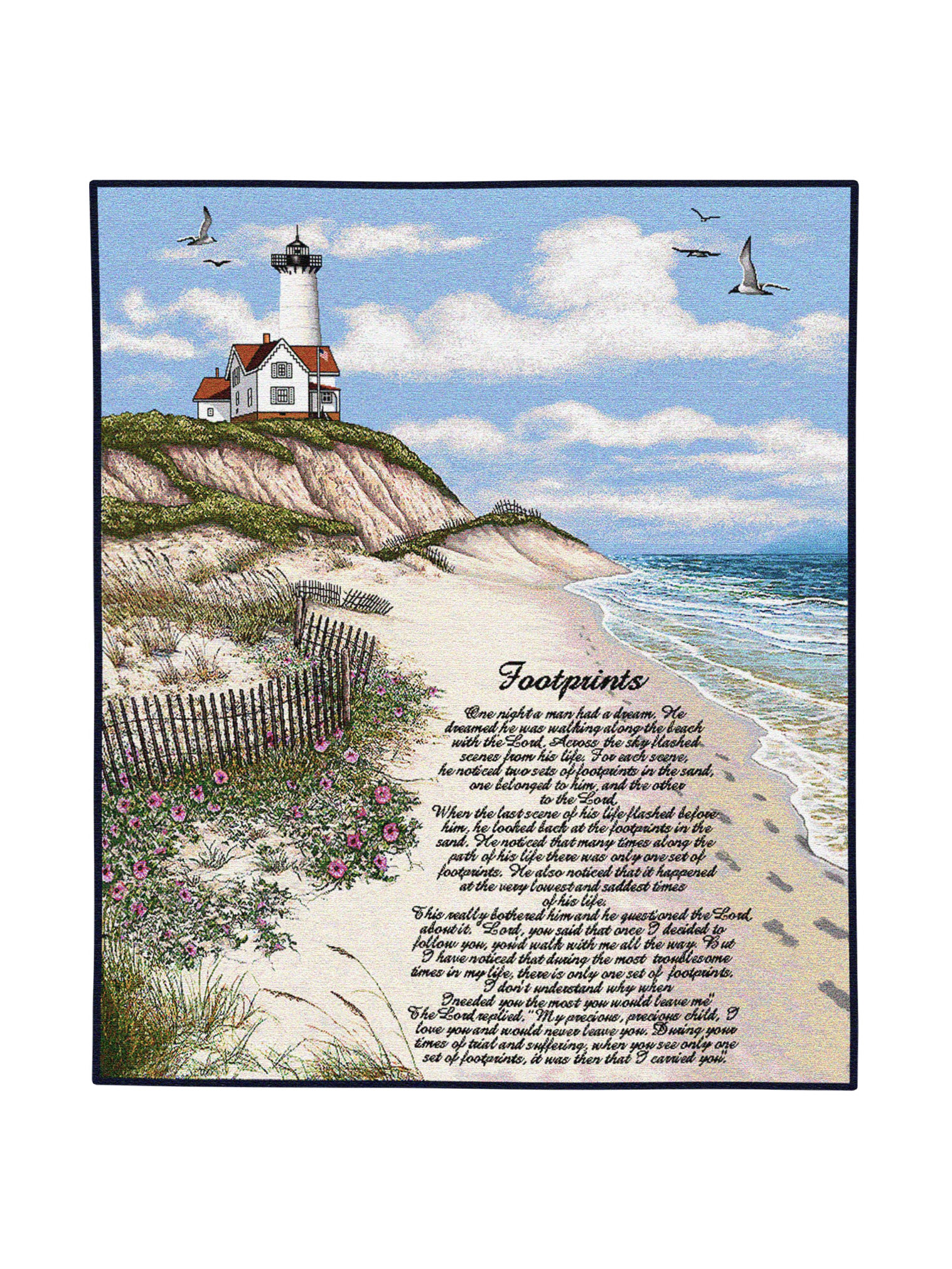 Footprints Wall Tapestry