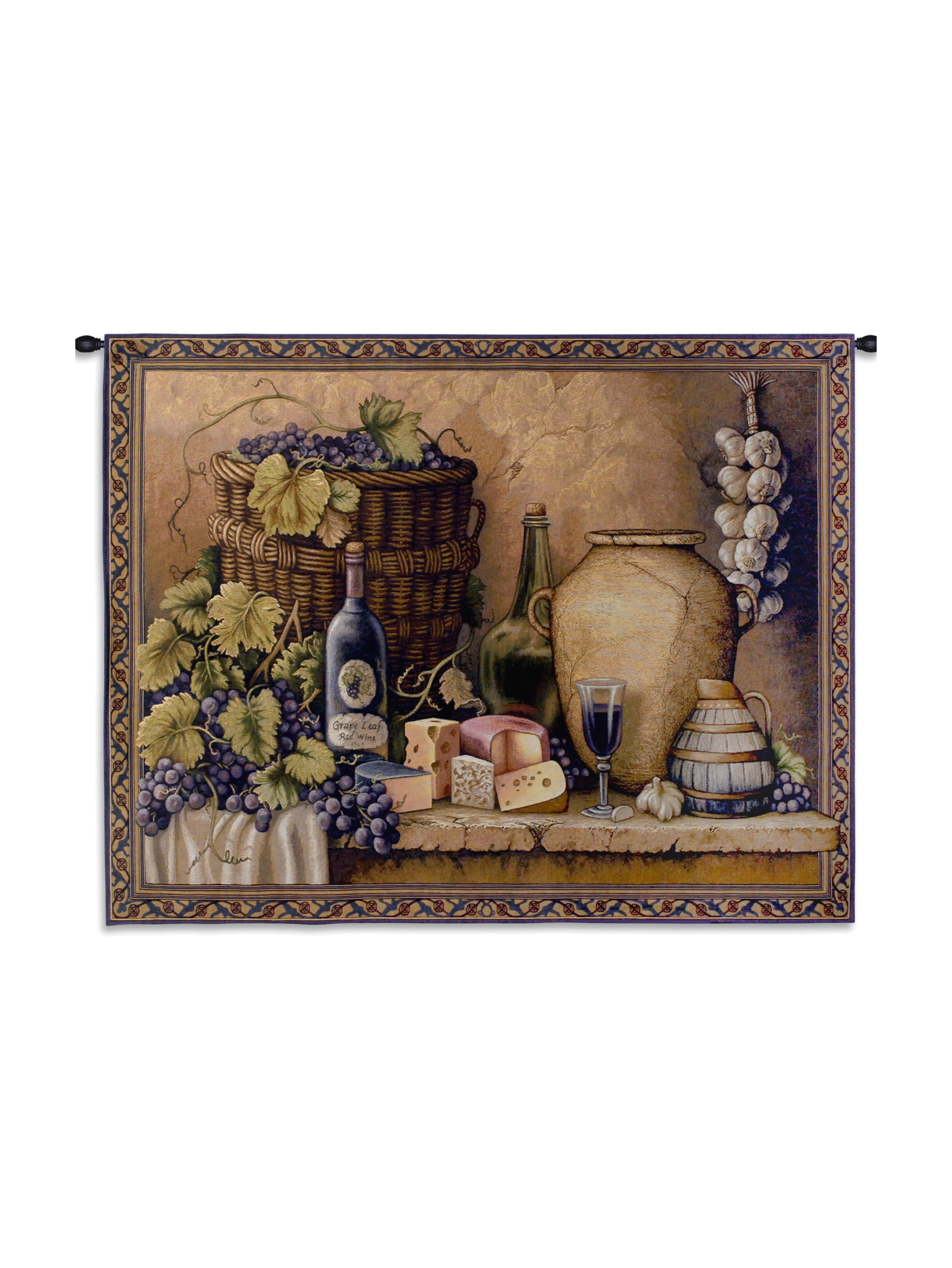 Wine Tasting Medium Wall Tapestry