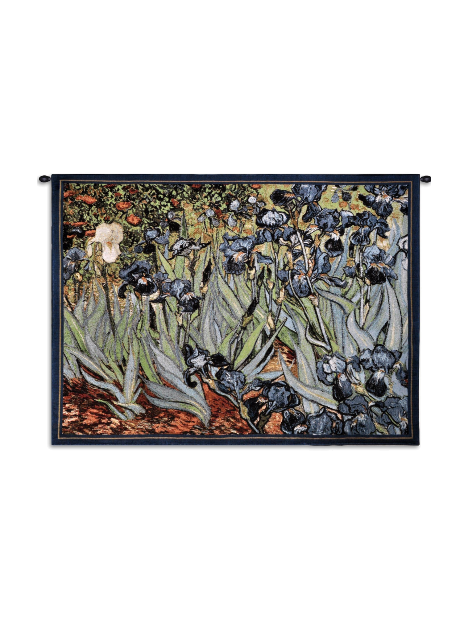 Irises Van Gogh Wall Tapestry