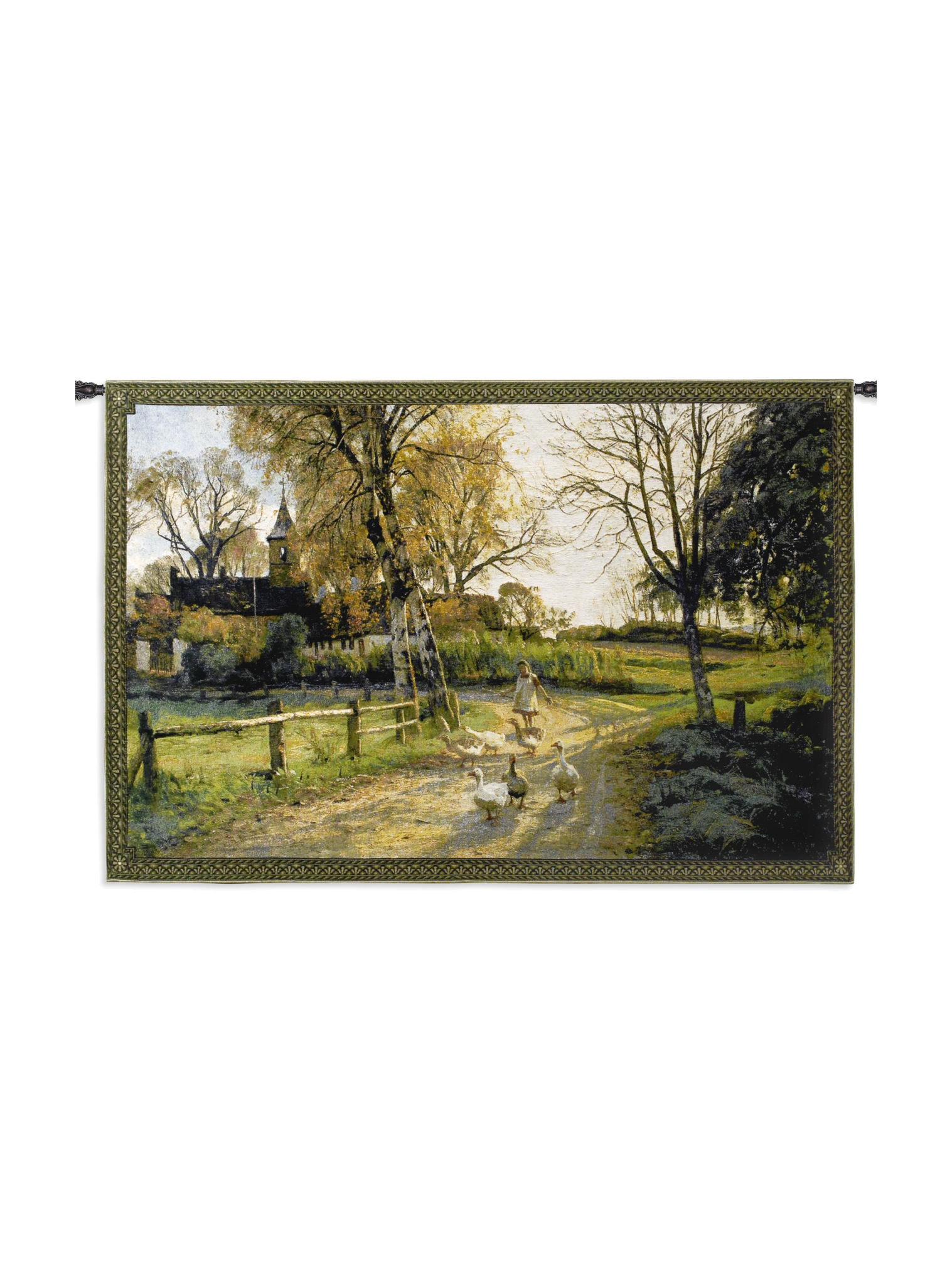 Goose Girl Wall Tapestry