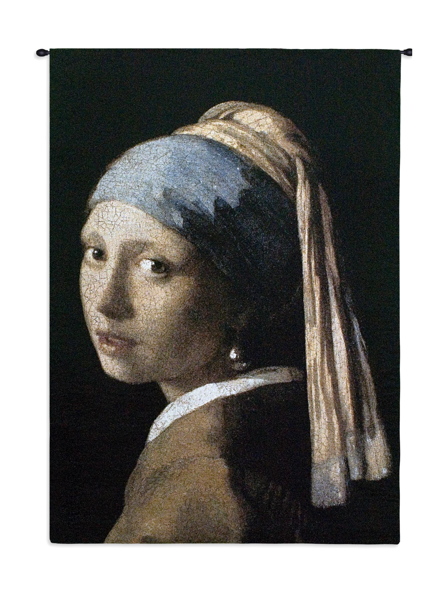 Girl With A Pearl Earring Wall Tapestry