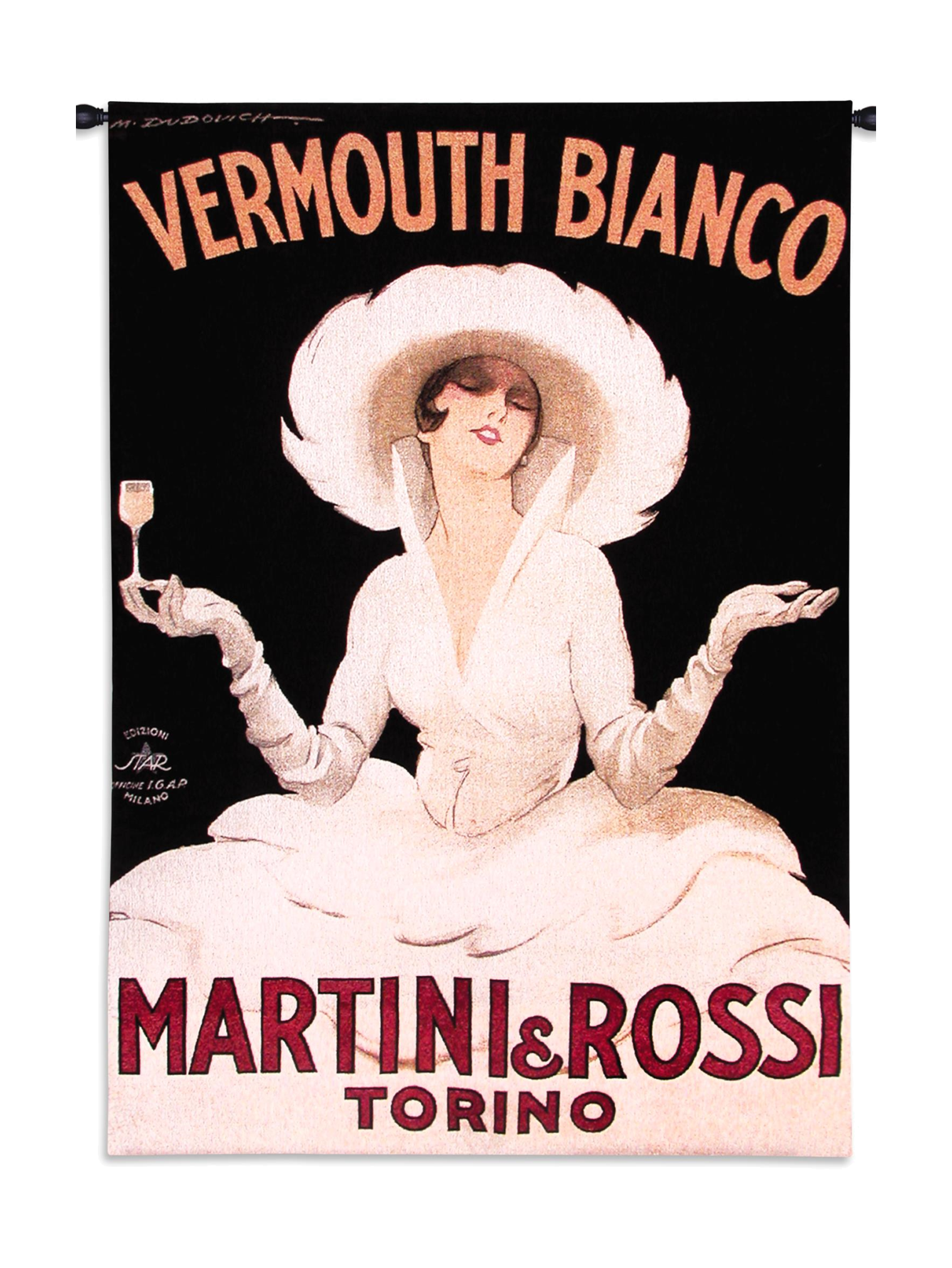Martini & Rossi Torino Wall Tapestry