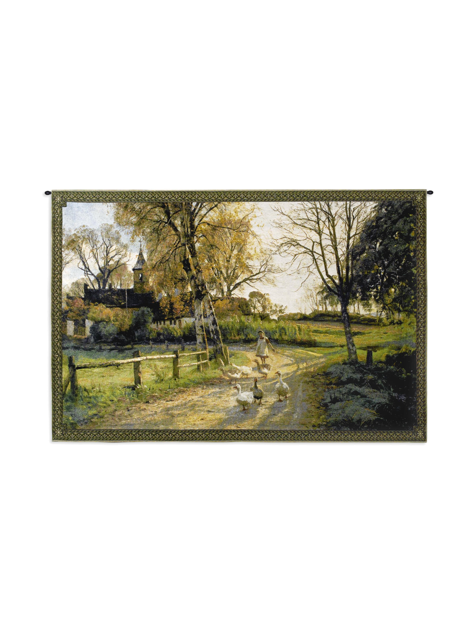 Goose Girl Wall Tapestry