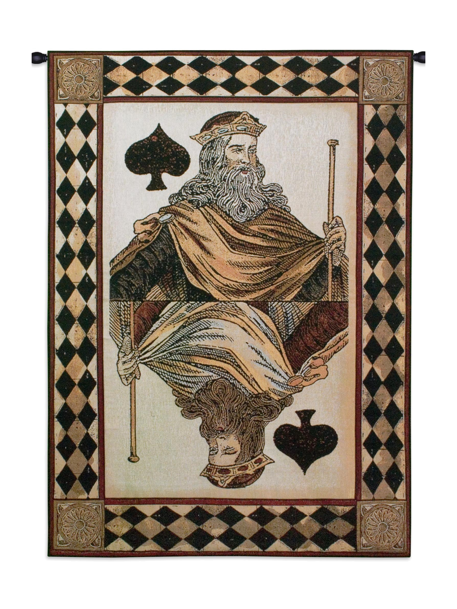 King Spades Wall Tapestry