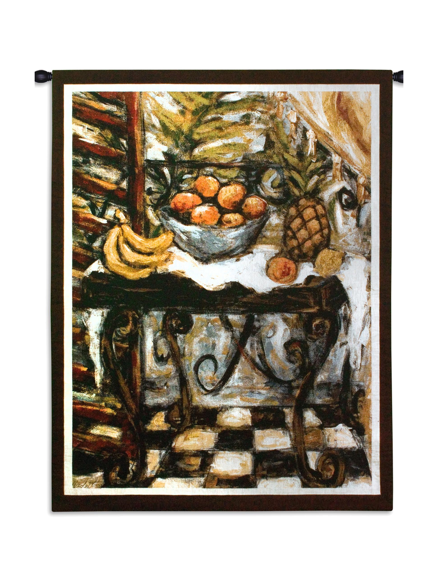 Tropical Table Wall Tapestry