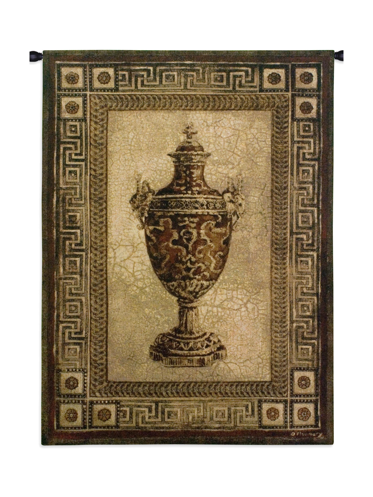 Vessel Antiquity I Medium Wall Tapestry