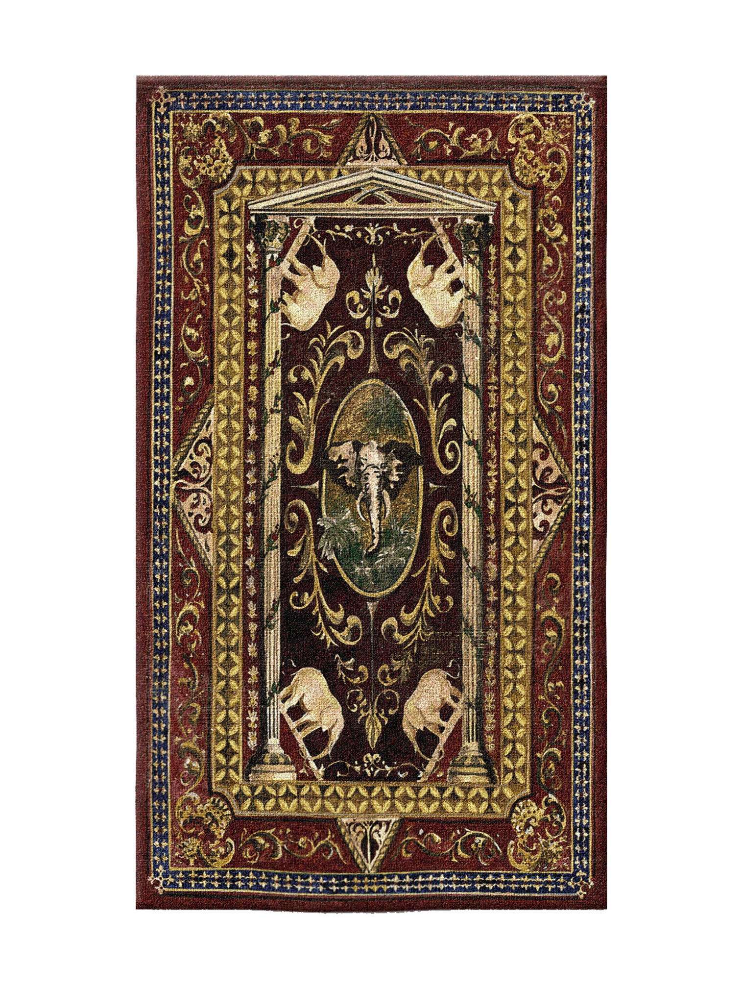 Elephant Tribute Wall Tapestry