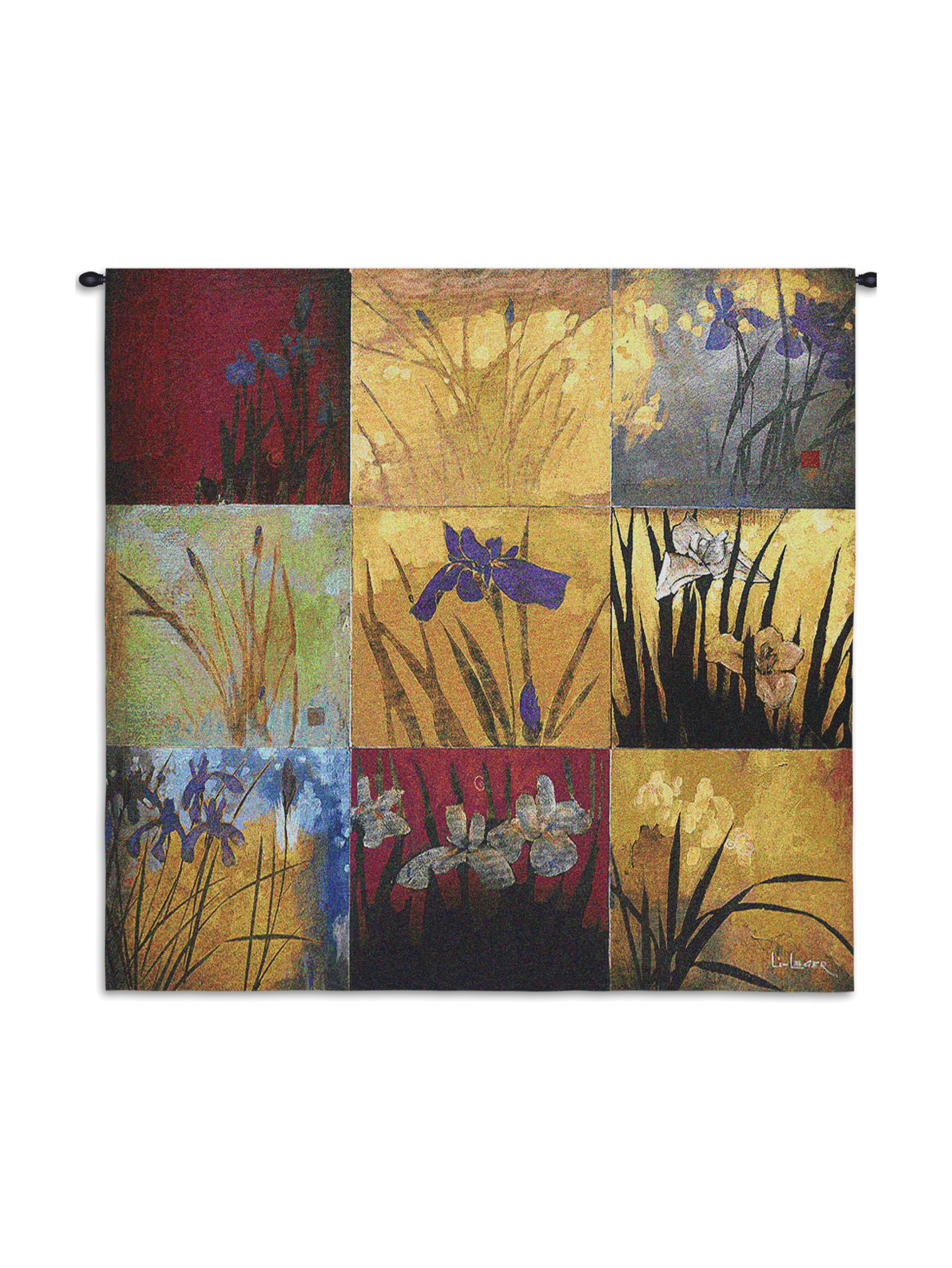 Iris Nine Patch Ii Wall Tapestry