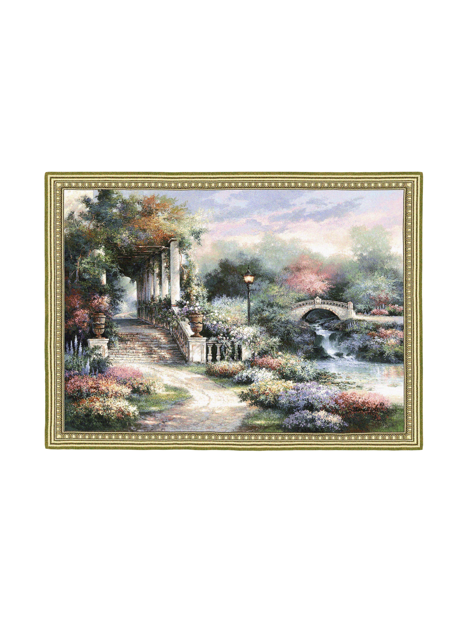 Classic Garden Retreat Wall Tapestry