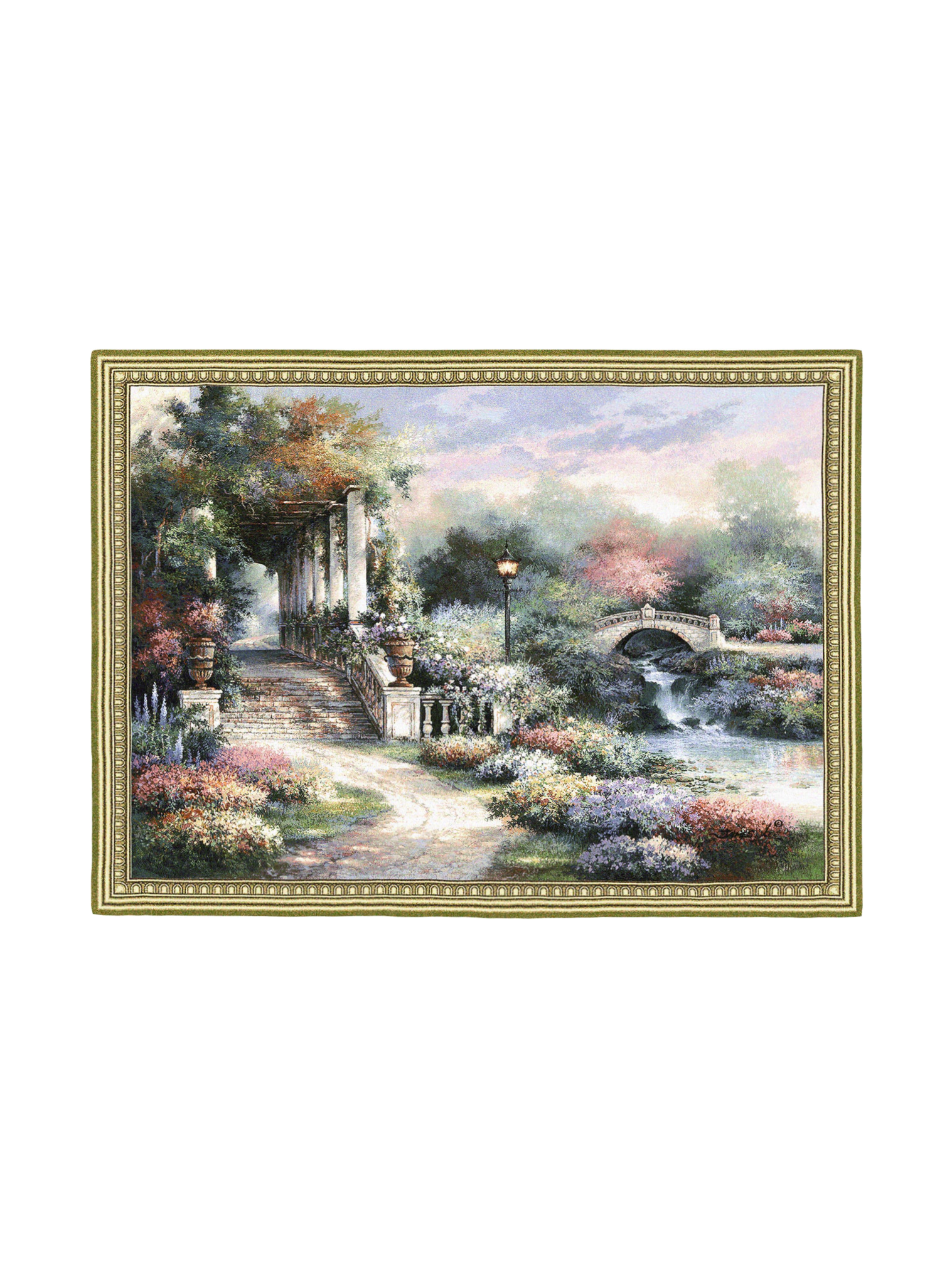 Classic Garden Retreat Wall Tapestry