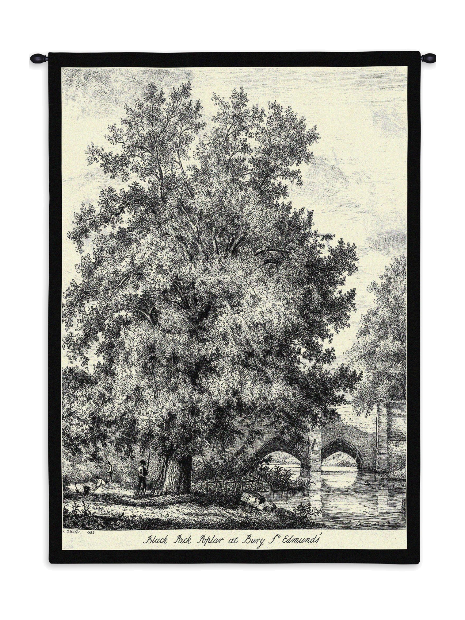 Black Poplar Wall Tapestry