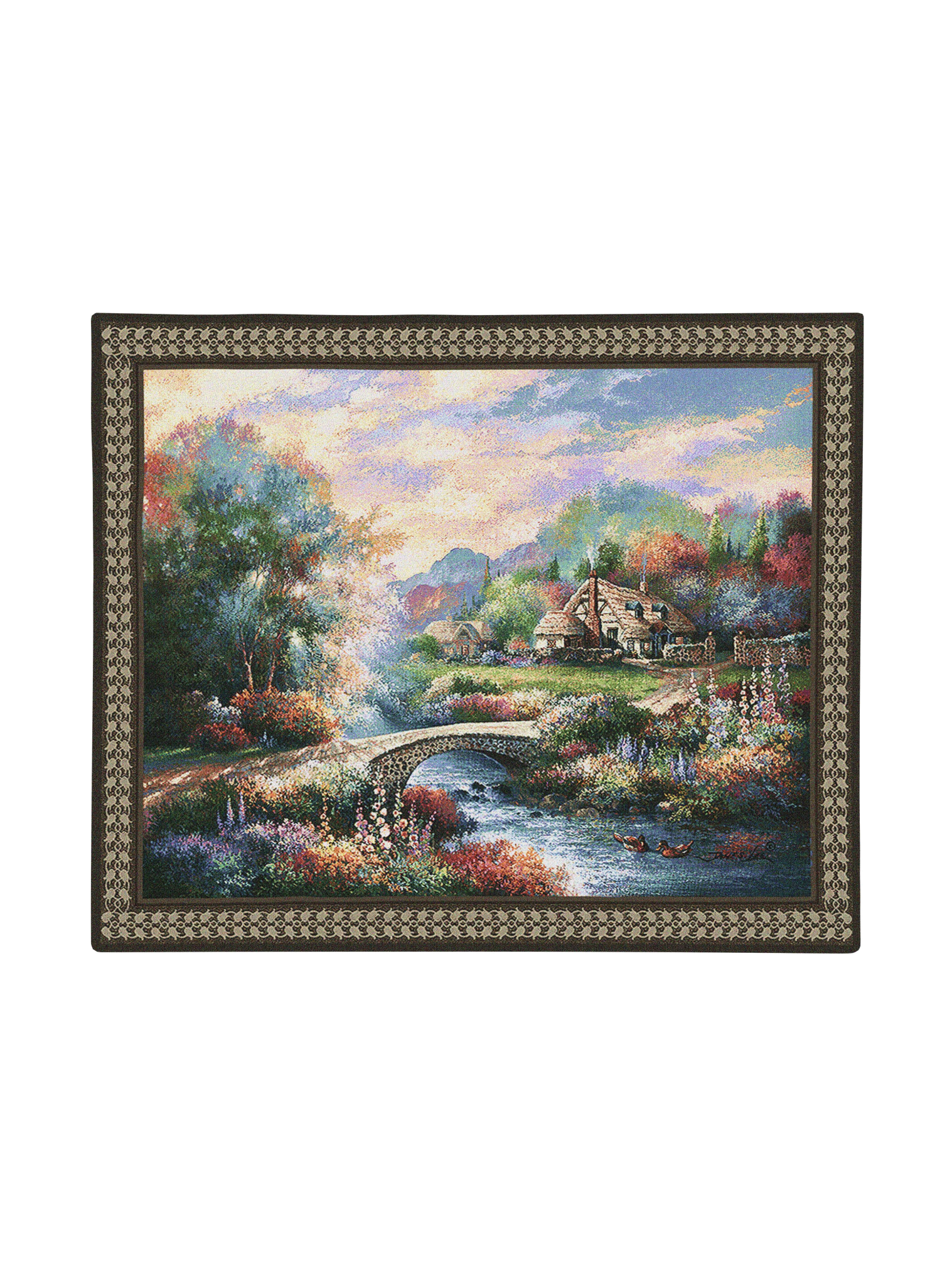 Country Bridge Wall Tapestry