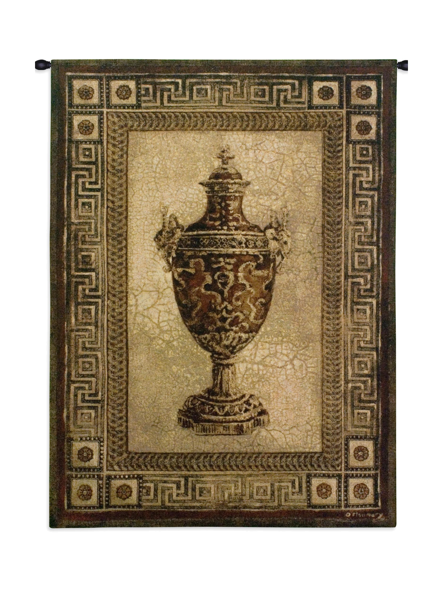 Vessel Of Antiquity I Large Wall Tapestry