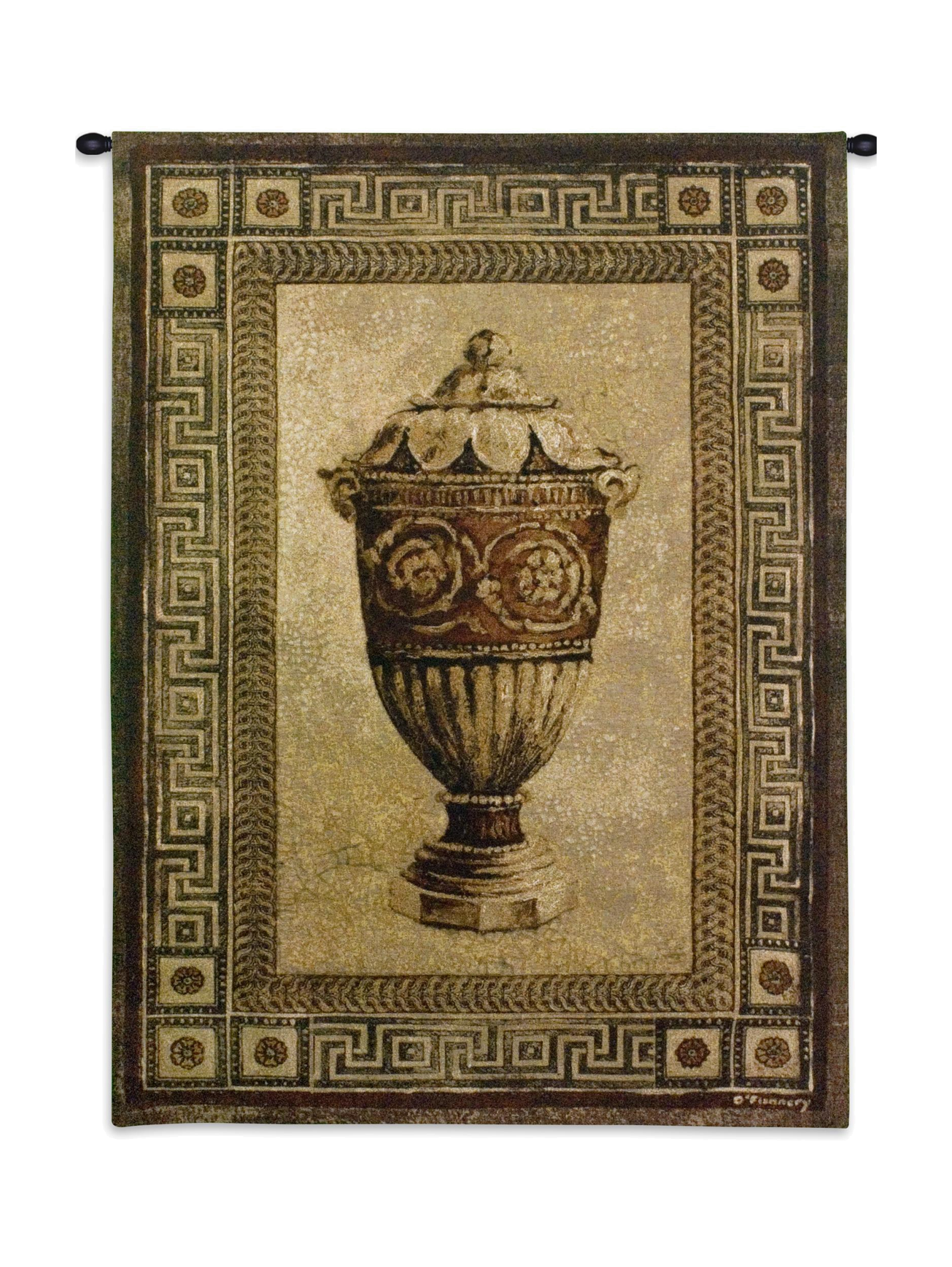 Vessel Of Antiquity Ii Large Wall Tapestry