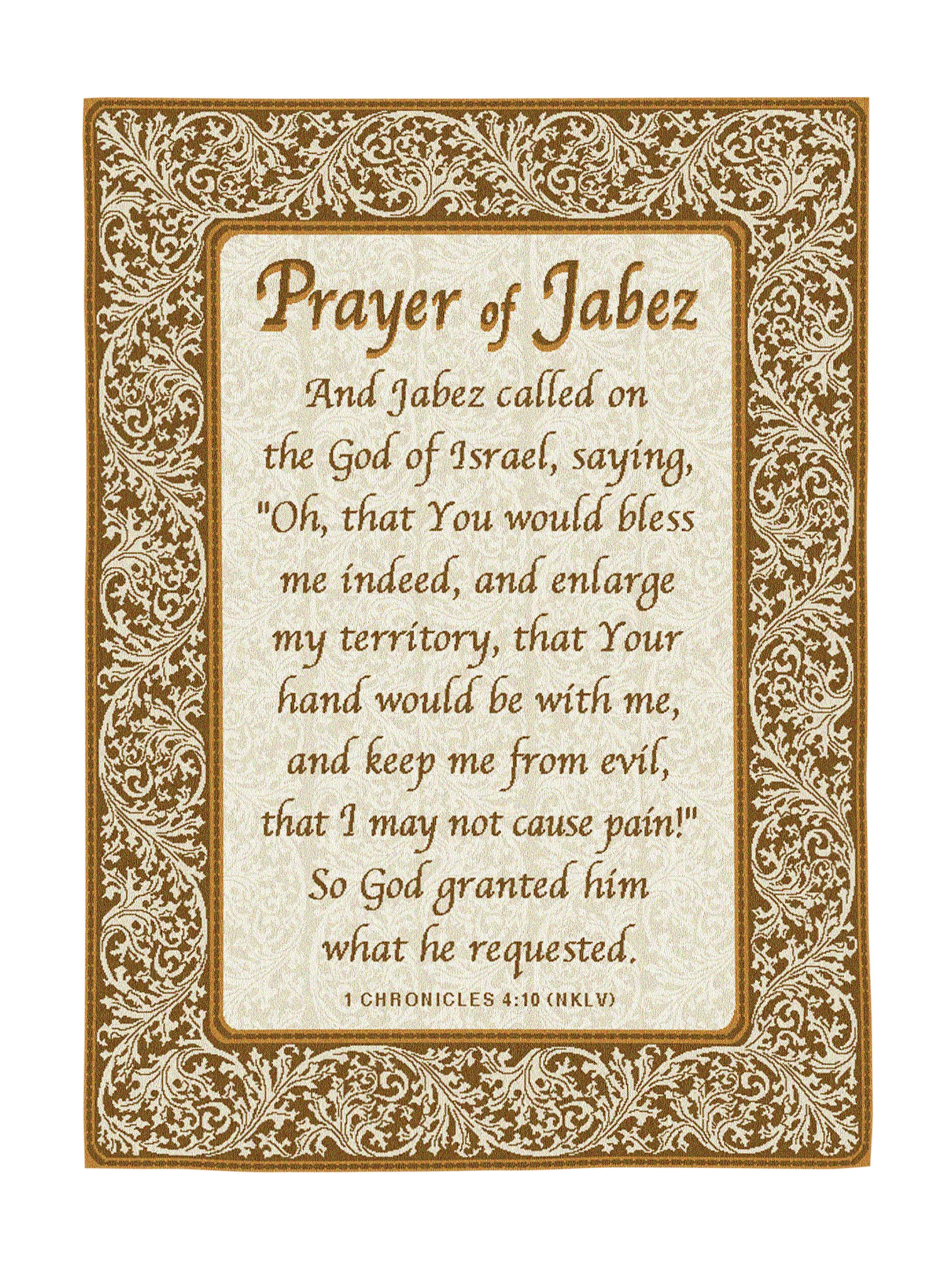 Prayer Of Jabez Wall Tapestry
