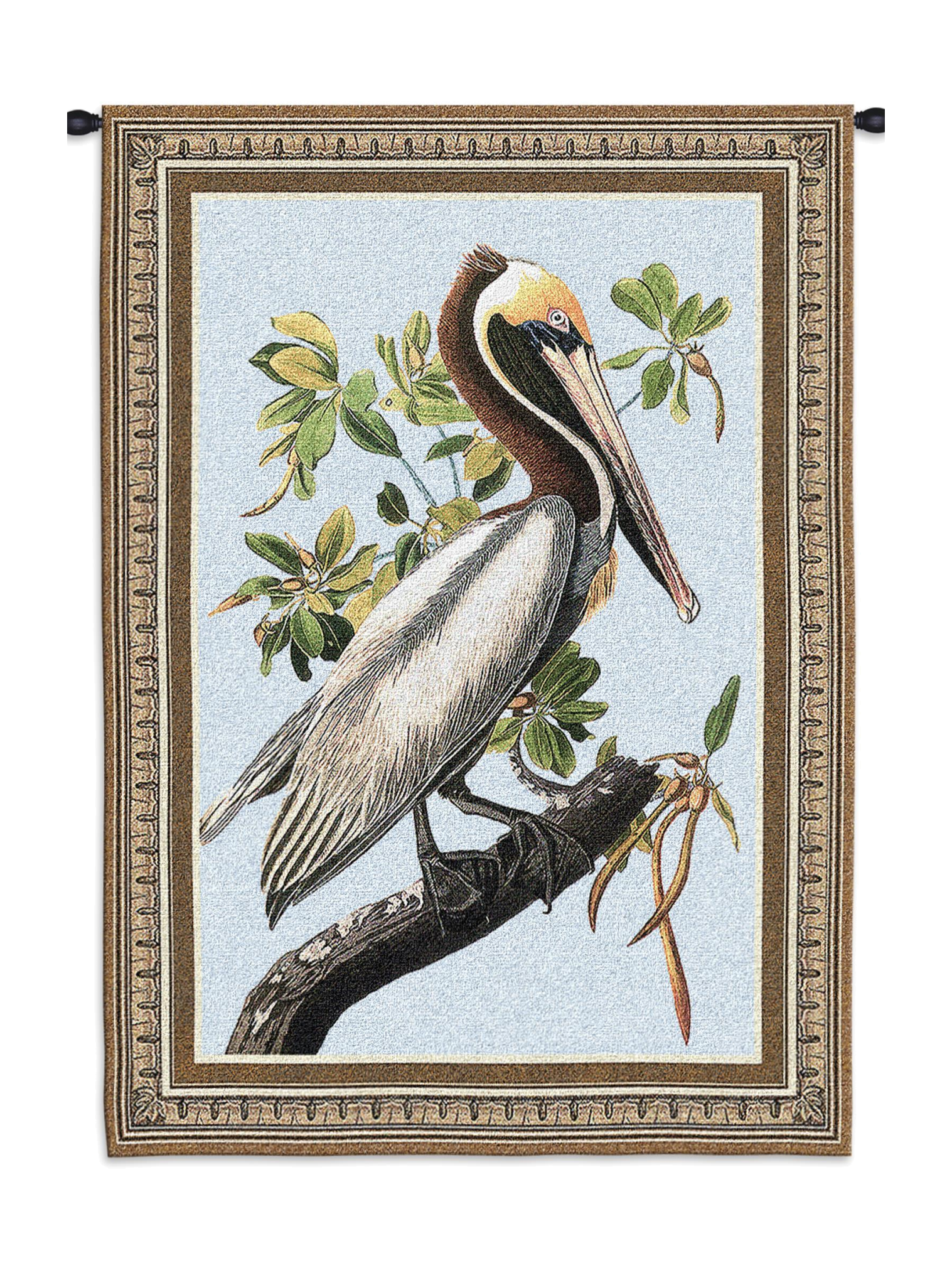 Brown Pelican Wall Tapestry