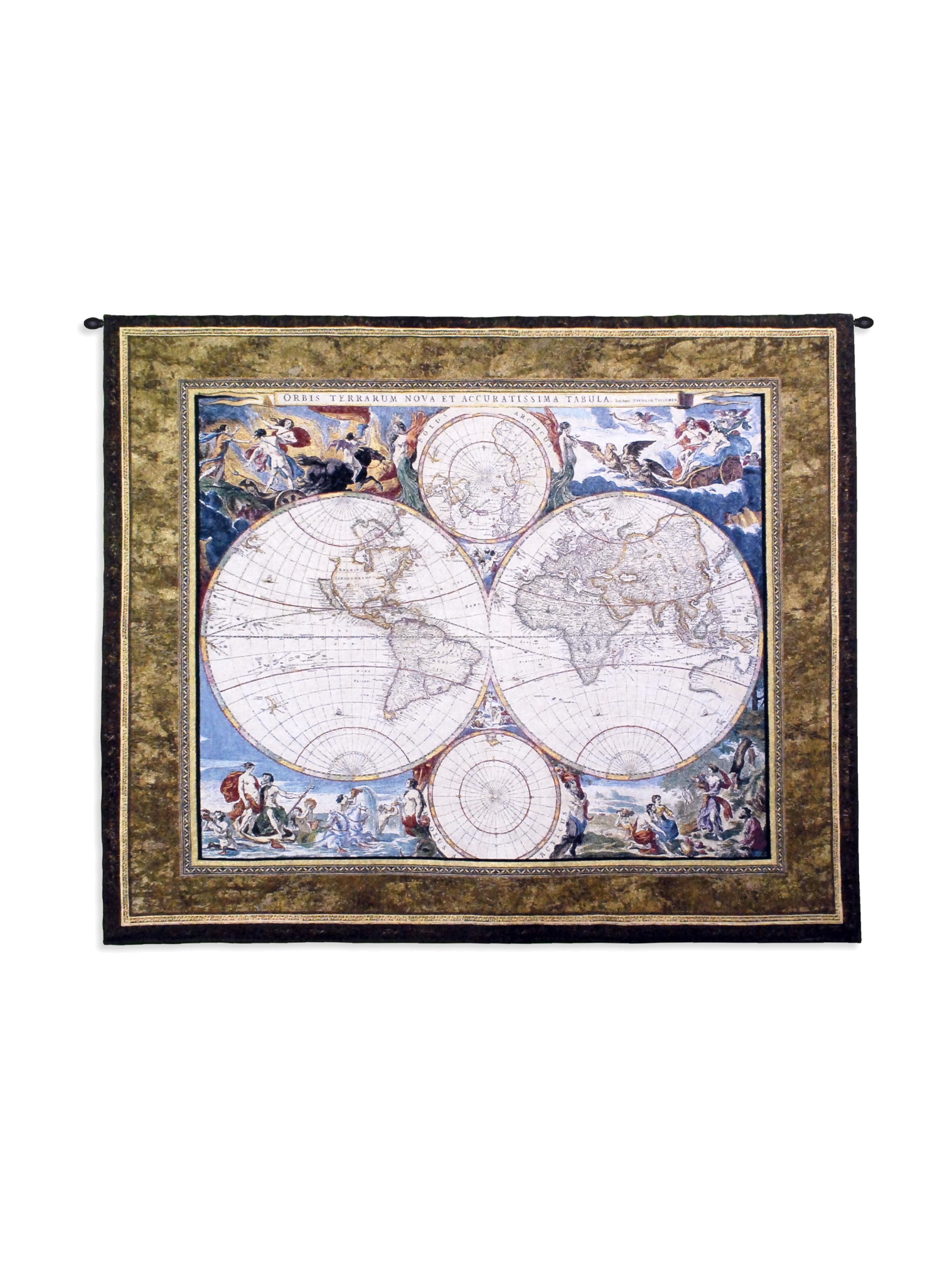 World Map Wall Tapestry