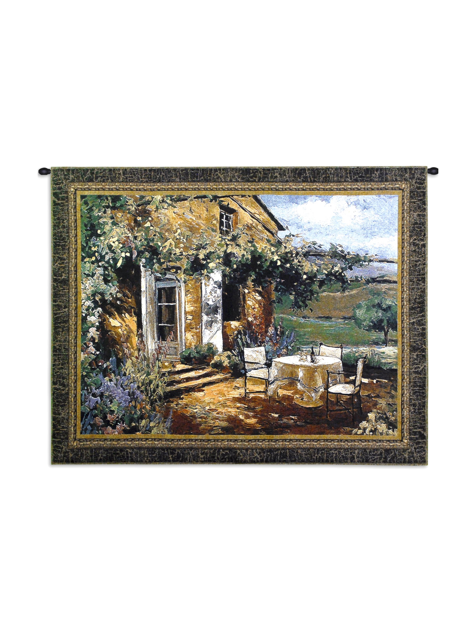 Vineyard Villa Small Wall Tapestry