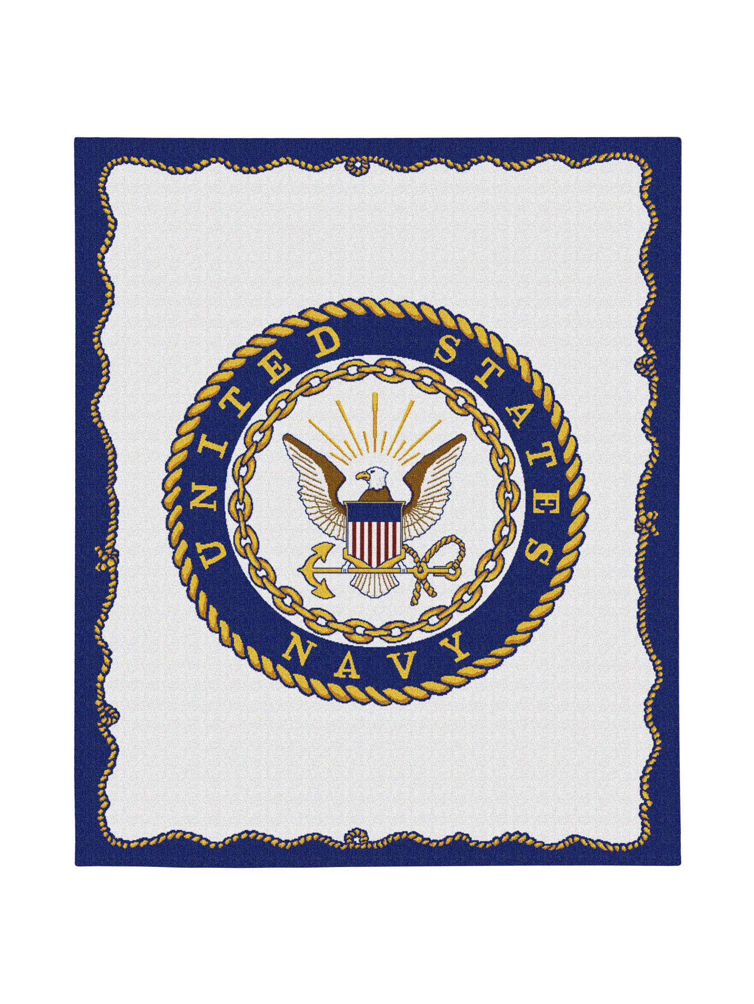 Navy Emblem Wall Tapestry