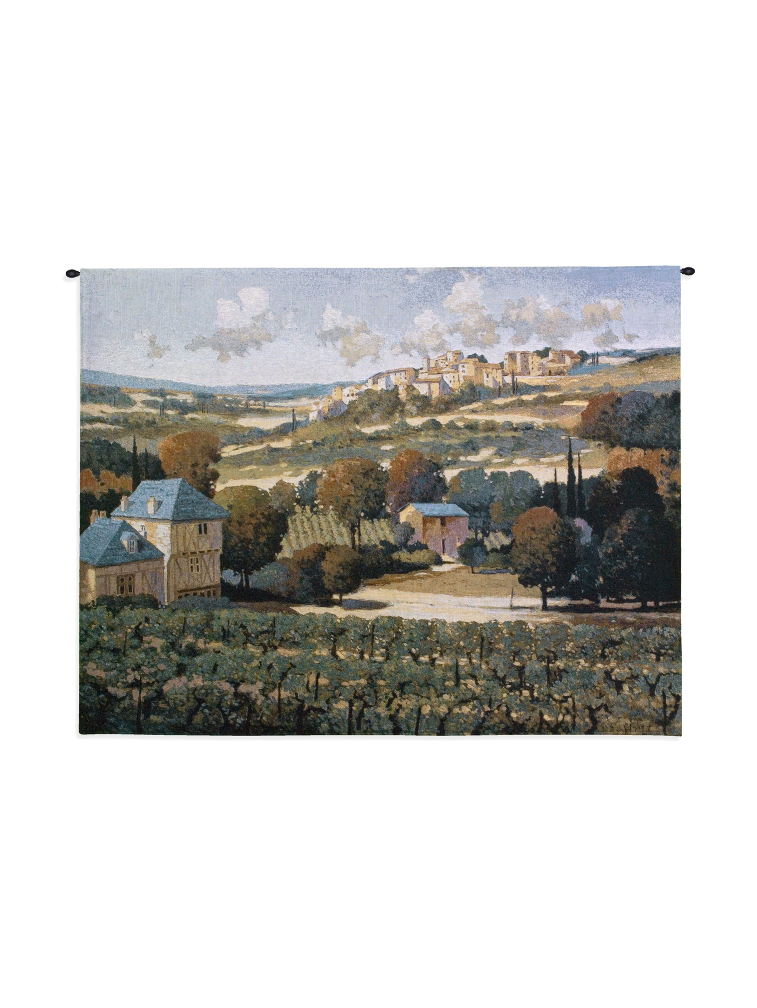 Vineyards Of Provence Wall Tapestry