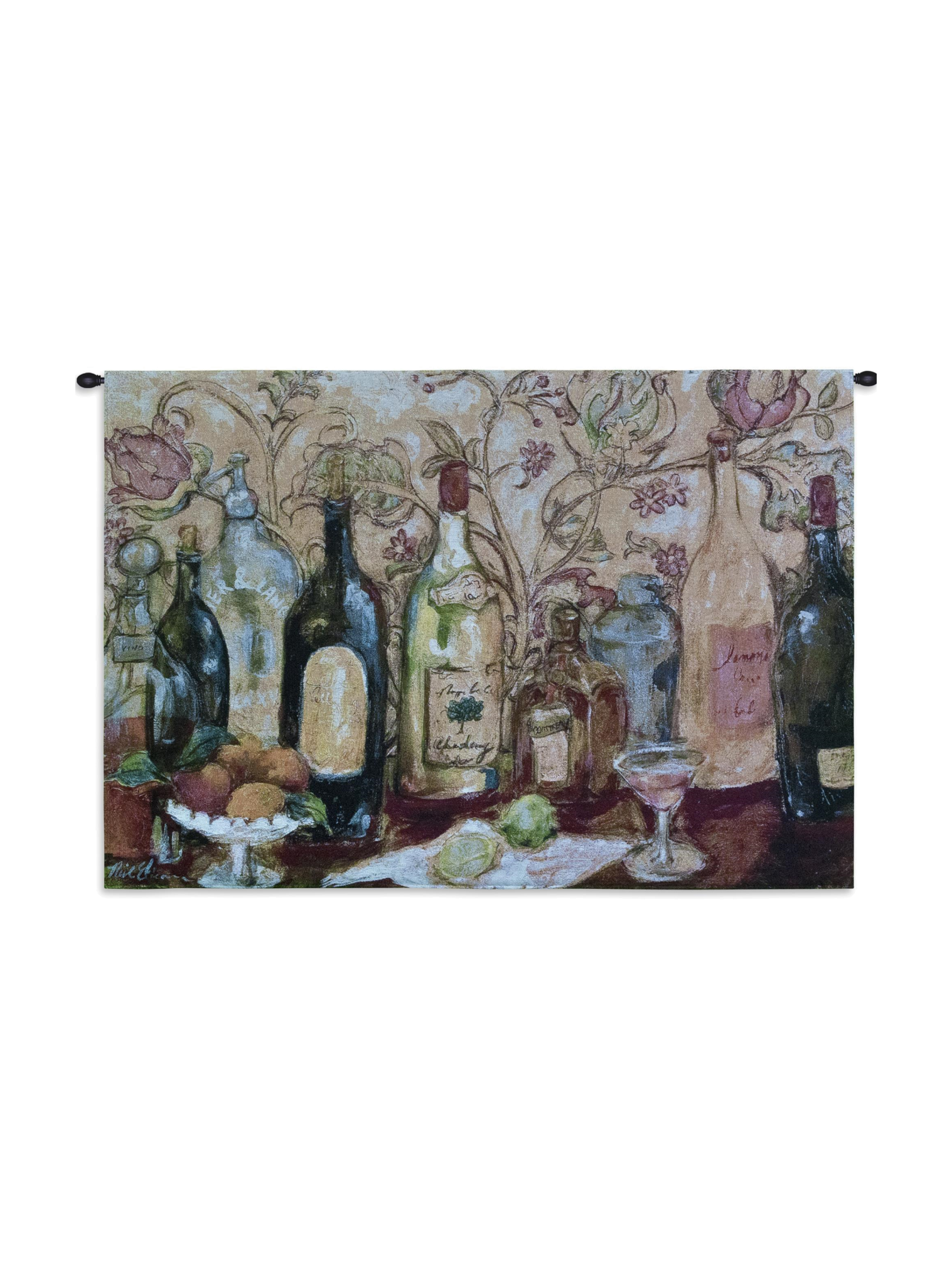 Bar With Pink Drink Wall Tapestry