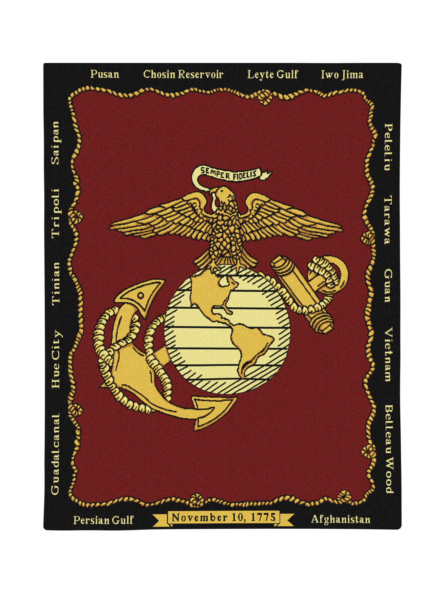 Marine Corp Wall Tapestry