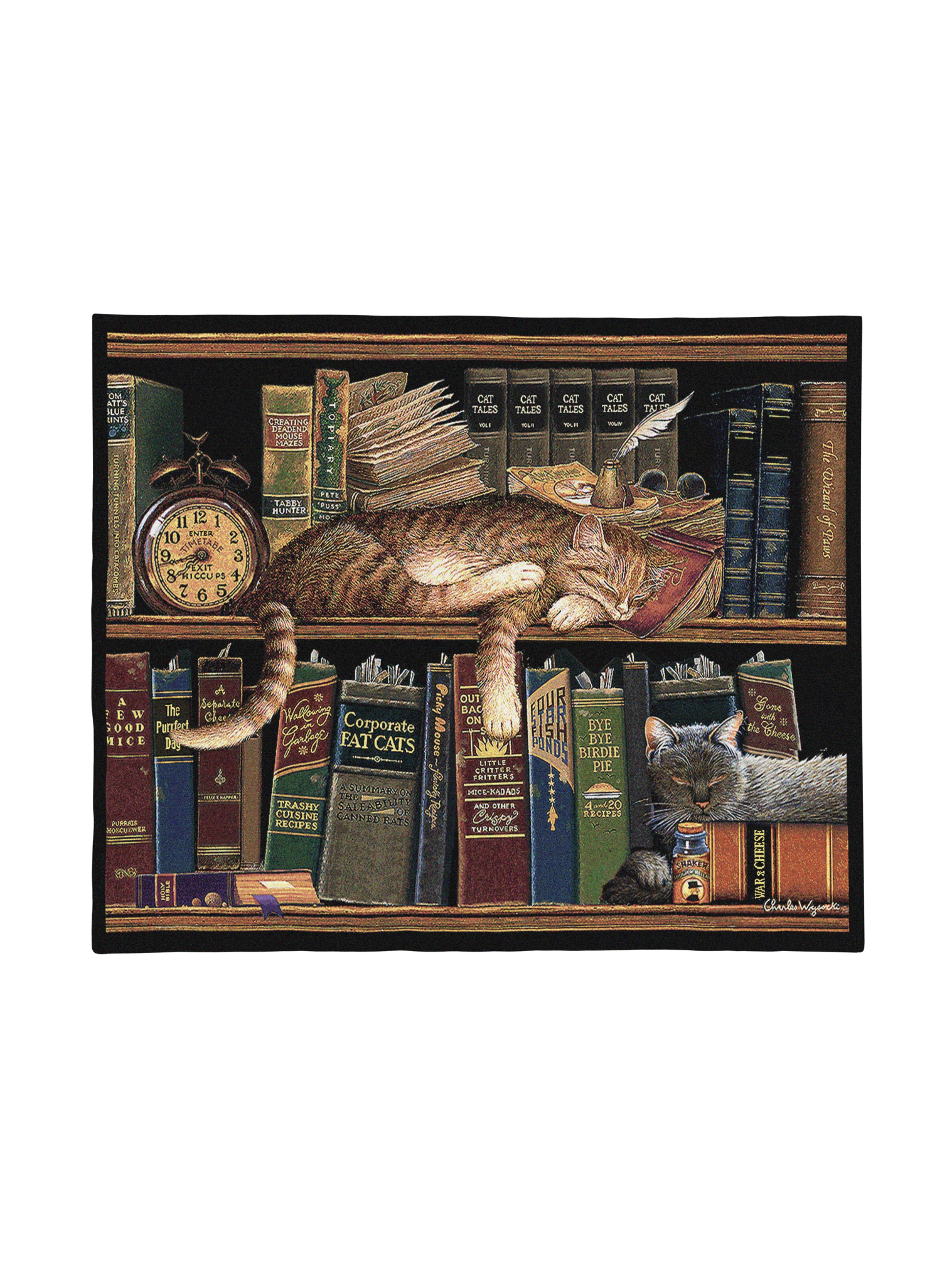 Remington The Well Read Wall Tapestry