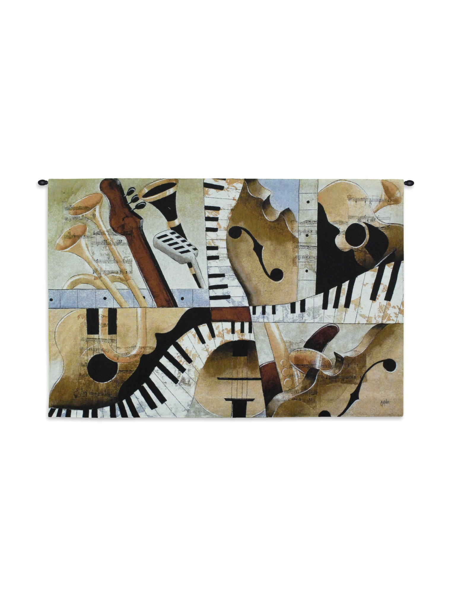 Jazz Medley I Wall Tapestry