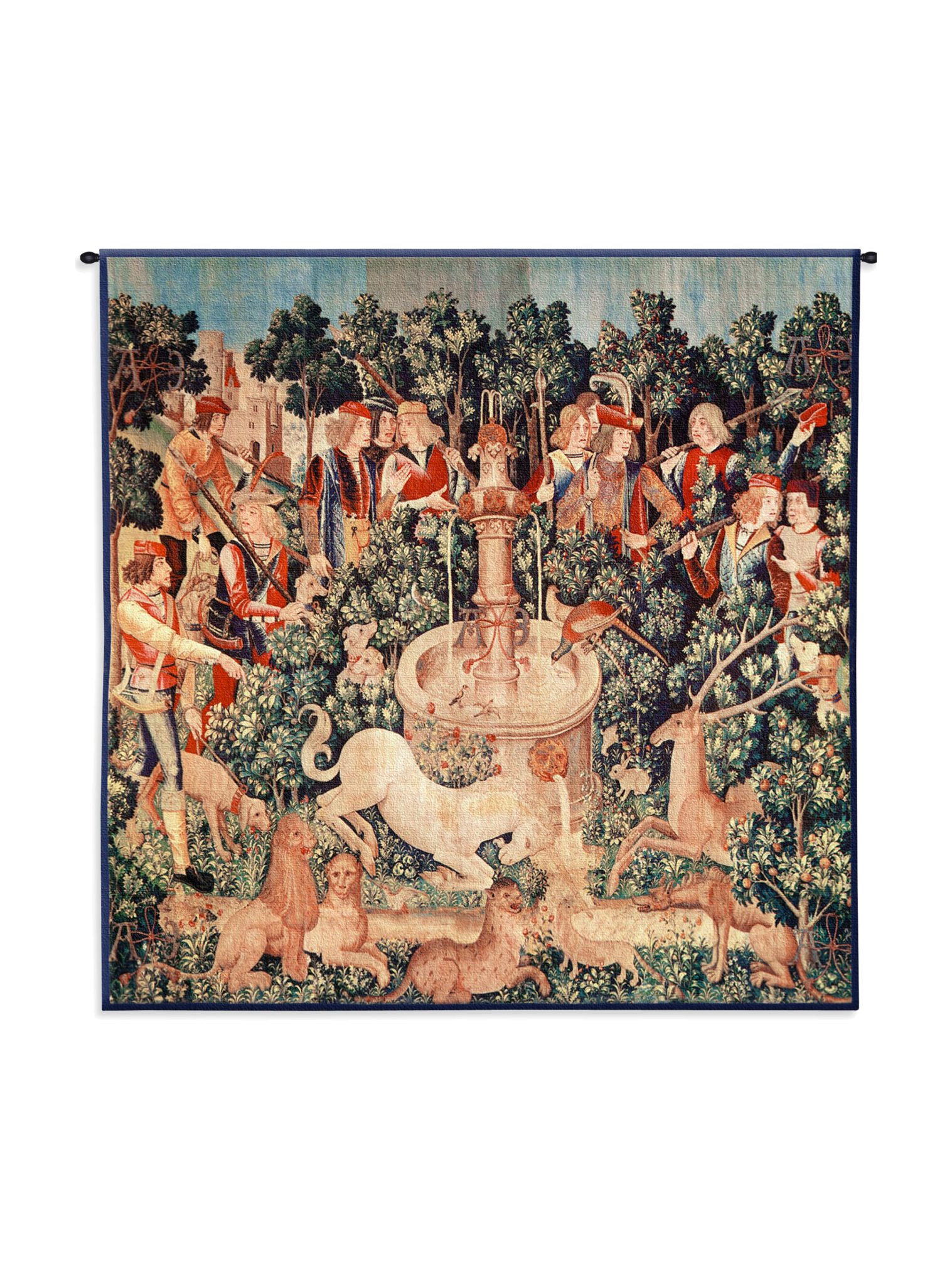 The Unicorn Is Found Wall Tapestry