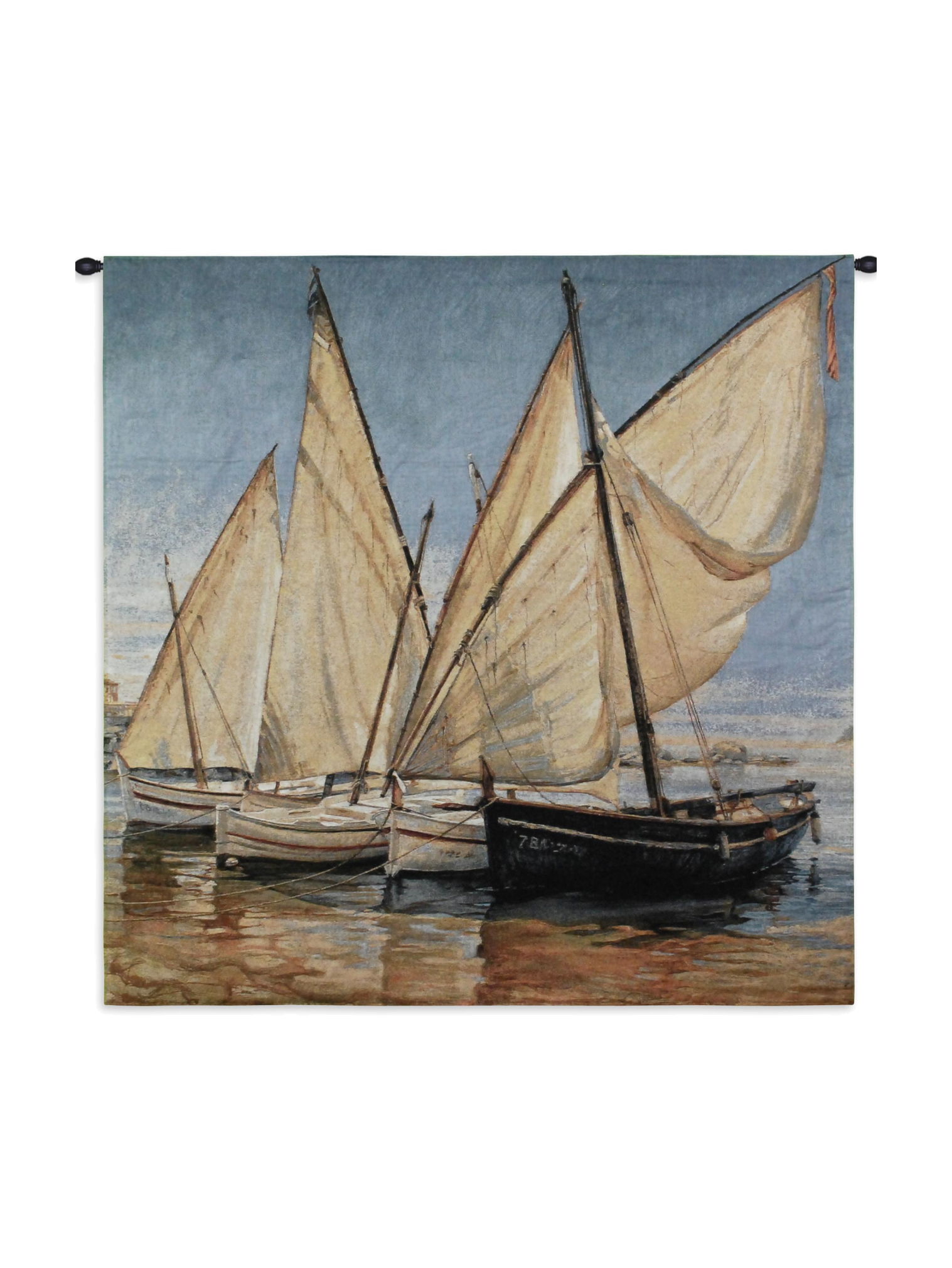 White Sails Ii Small Wall Tapestry