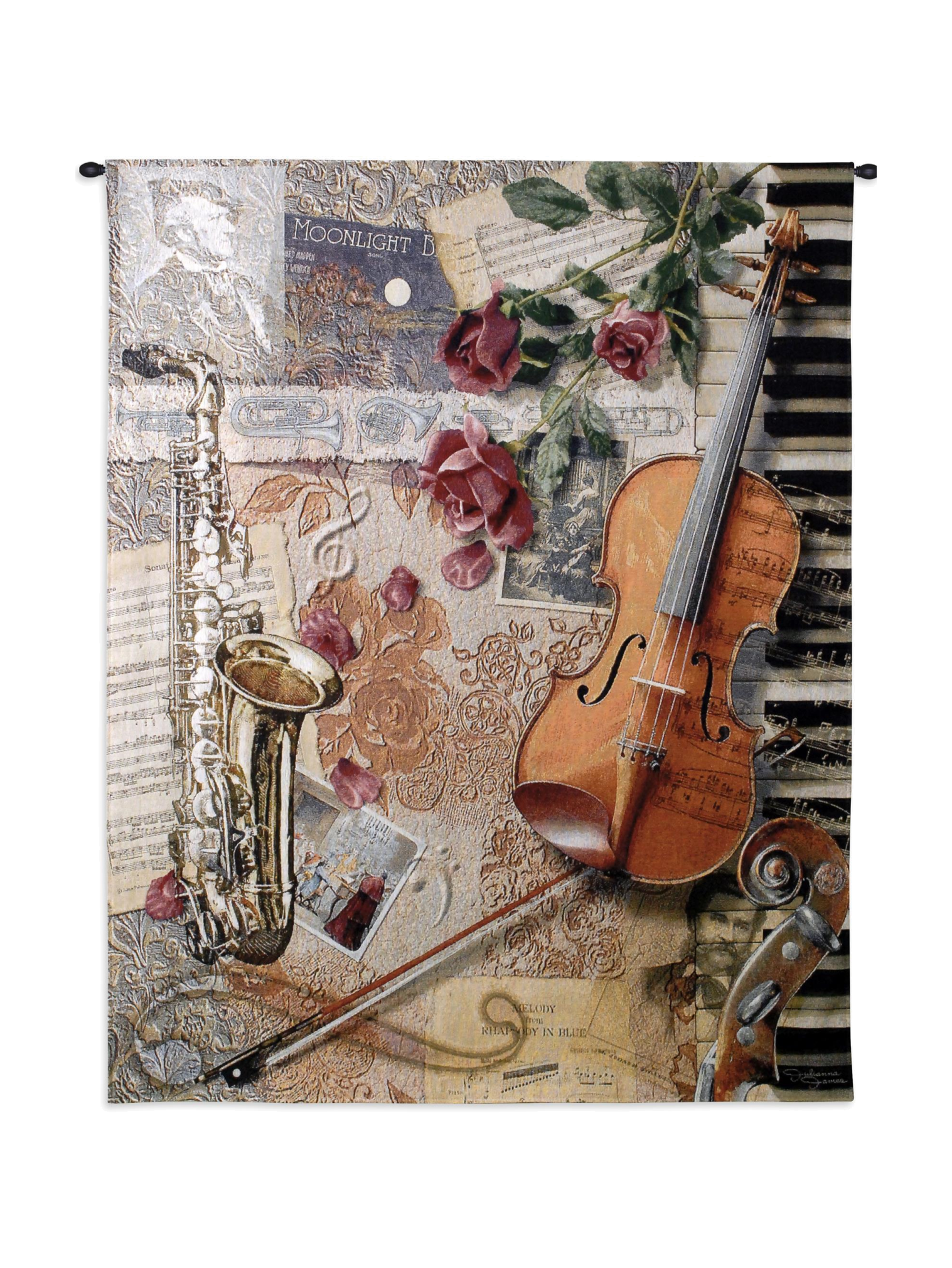 Ensemble Wh Wall Tapestry