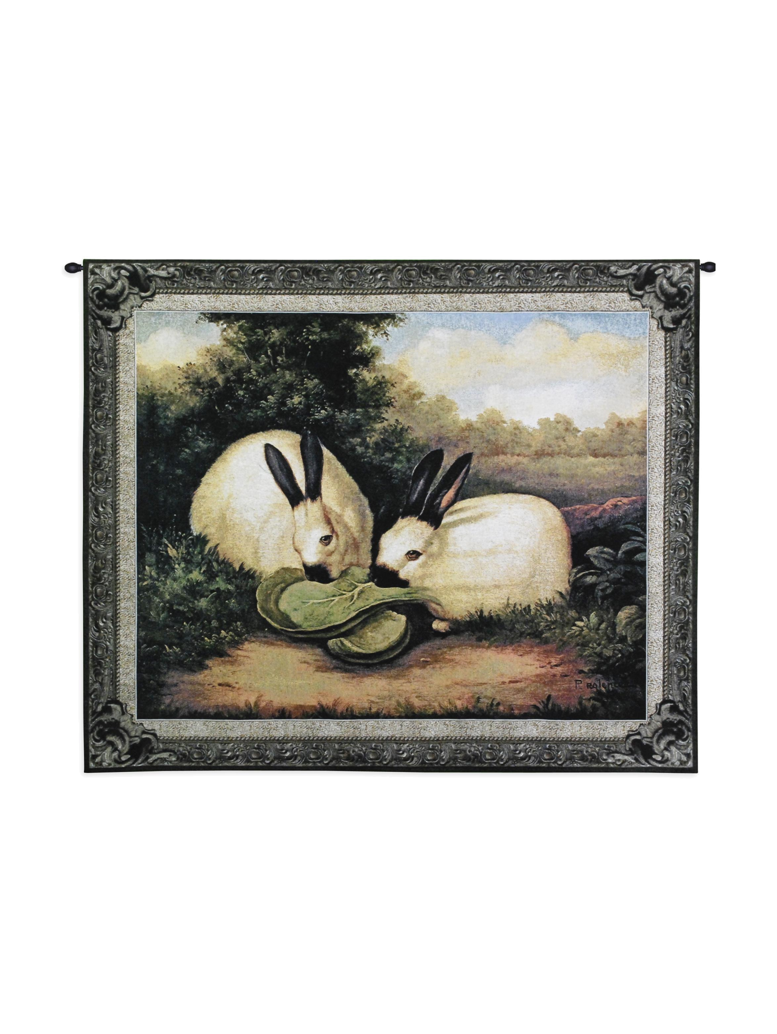 Two Himalayan Rabbits Wall Tapestry