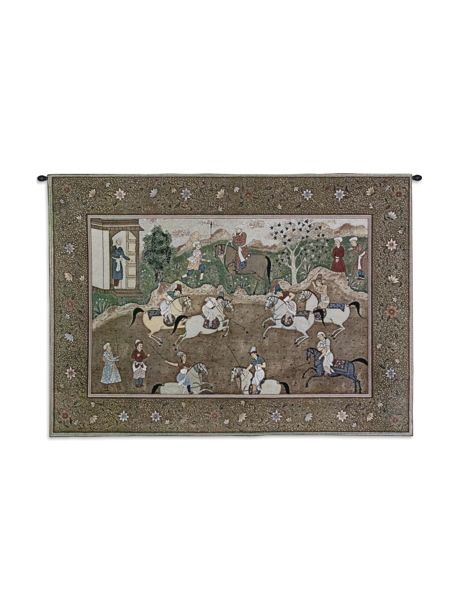 The Polo Match Wall Tapestry