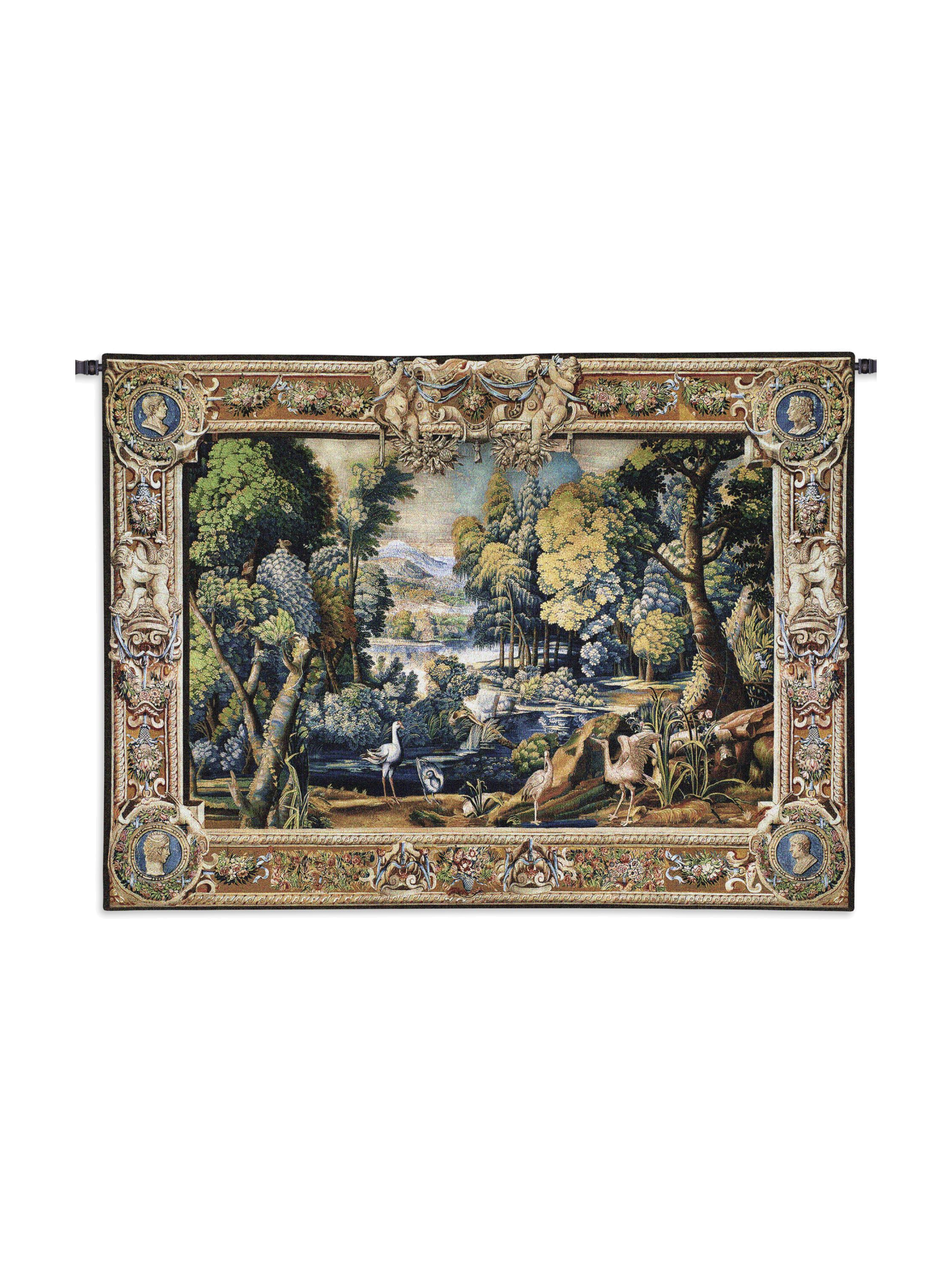 15Th Century Landscape Wall Tapestry