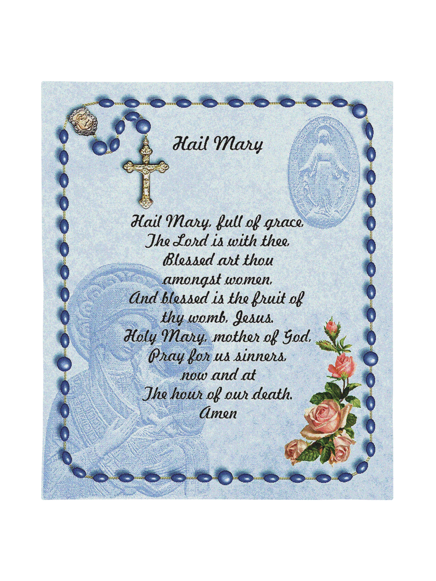 Hail Mary Wall Tapestry