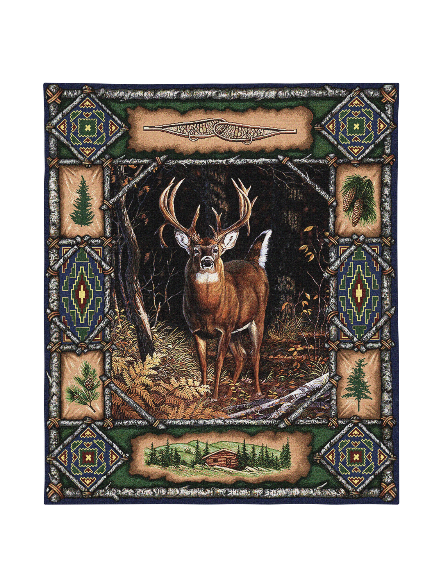Deer Lodge Wall Tapestry