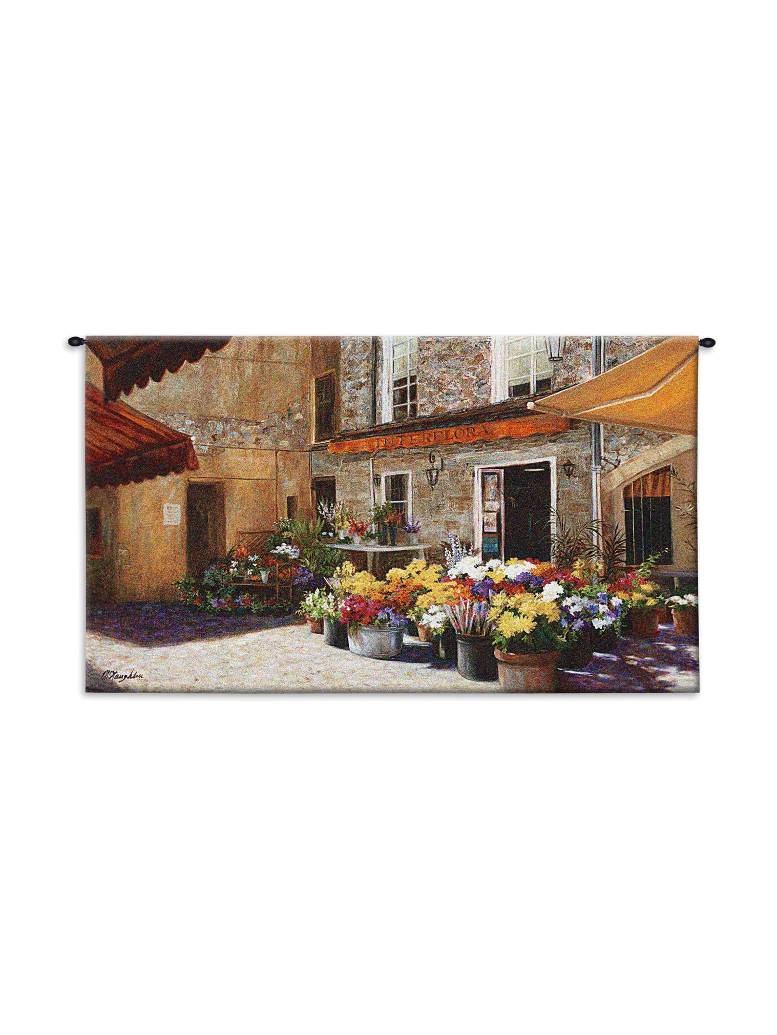 Flower Shop Wall Tapestry
