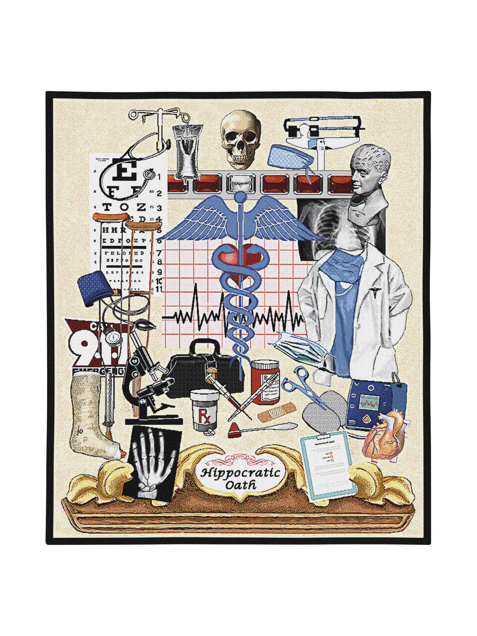 Hippocratic Oath Wall Tapestry