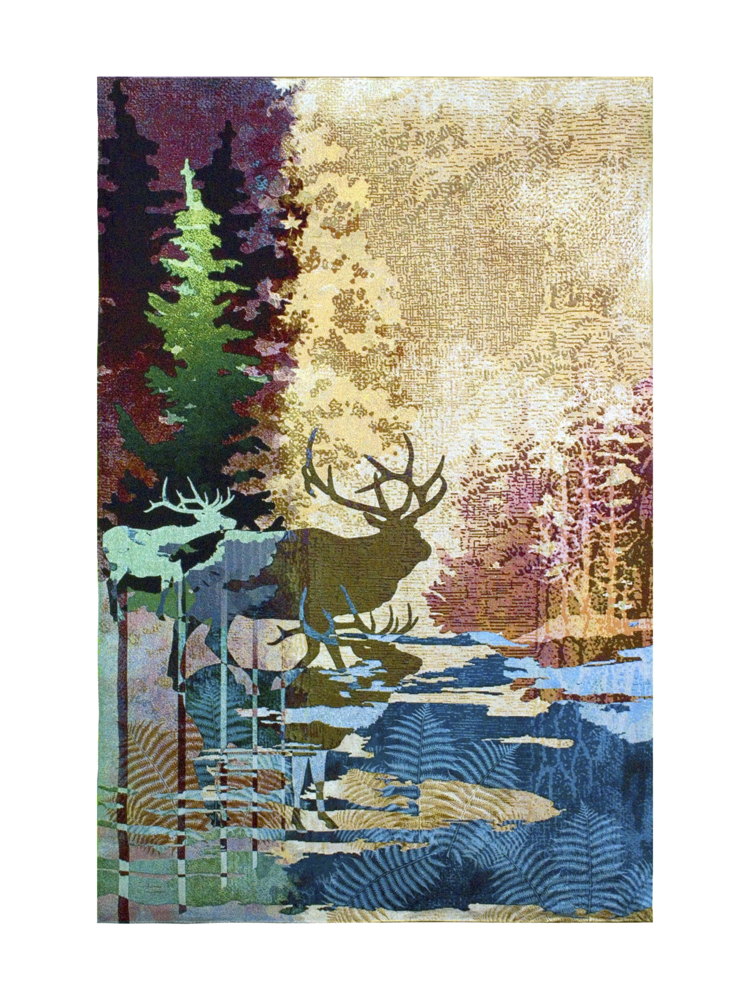 Ghosts Of The Tall Timbers Wall Tapestry