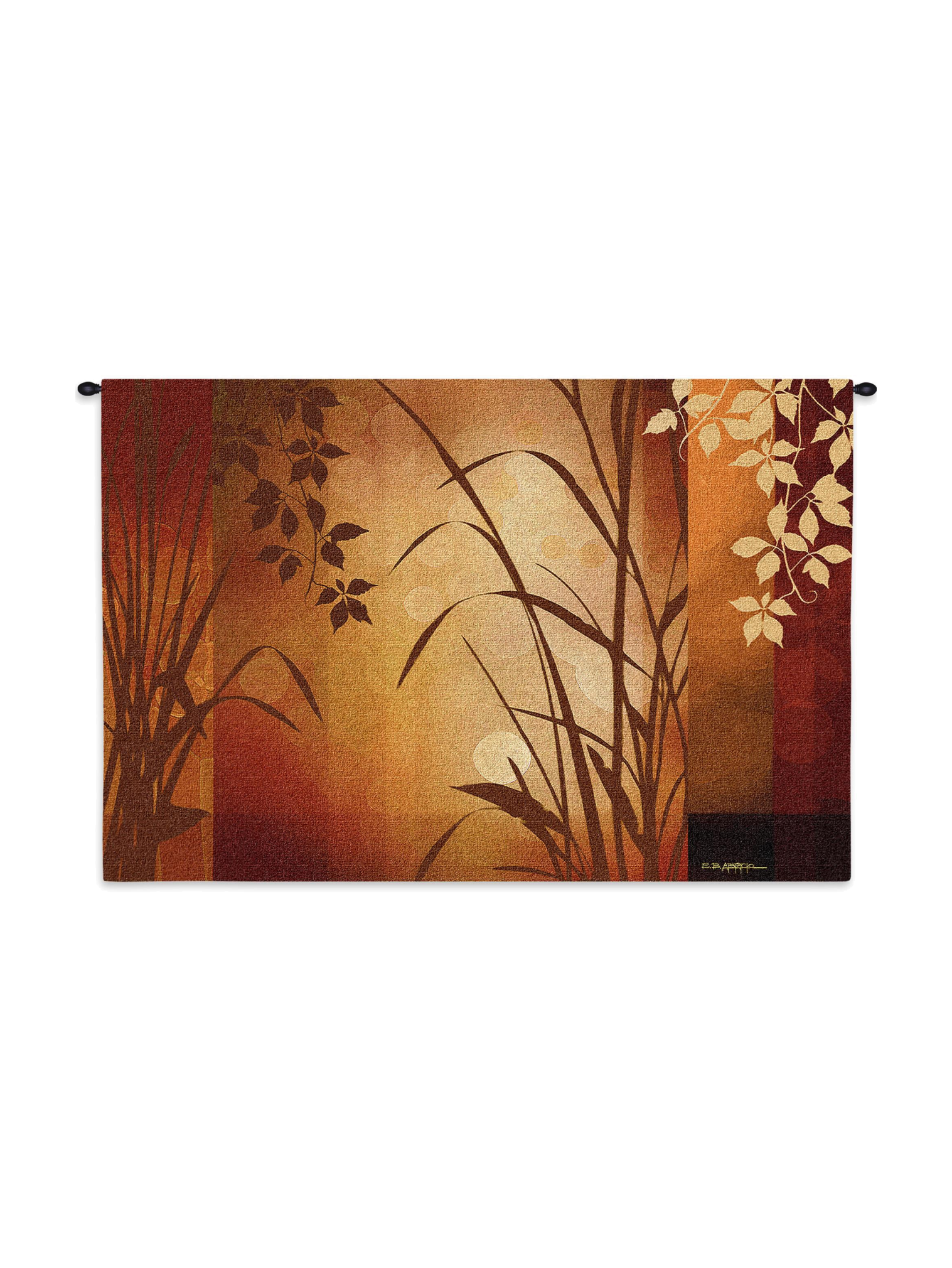 Flaxen Silhouette Wall Tapestry