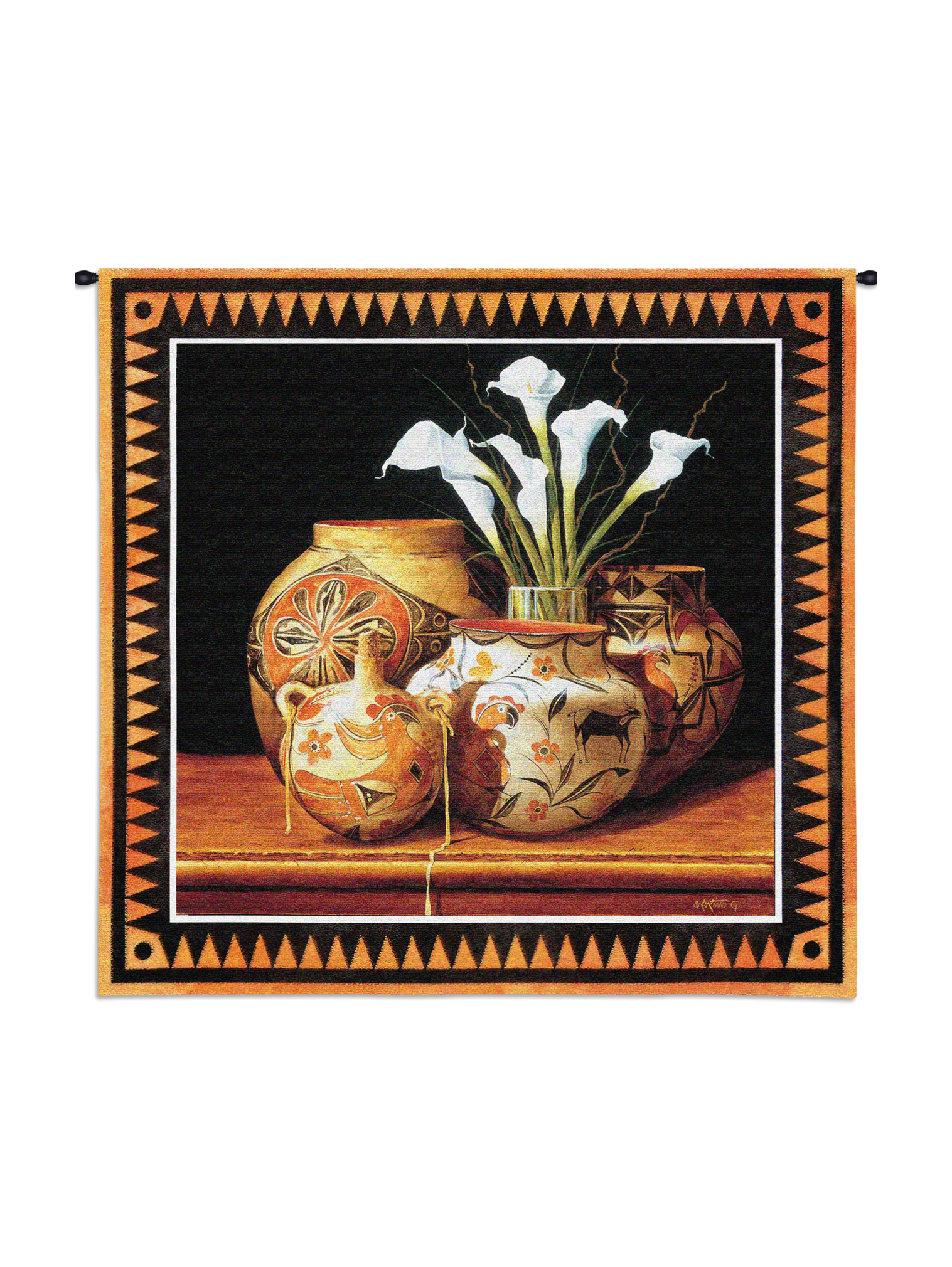 Calla And Canteen Wall Tapestry