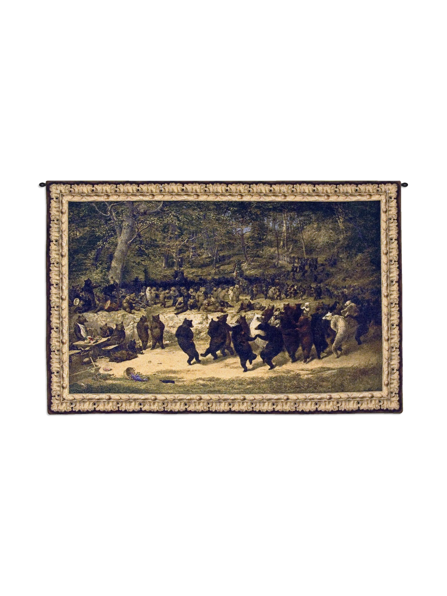 Bear Dance Wall Tapestry