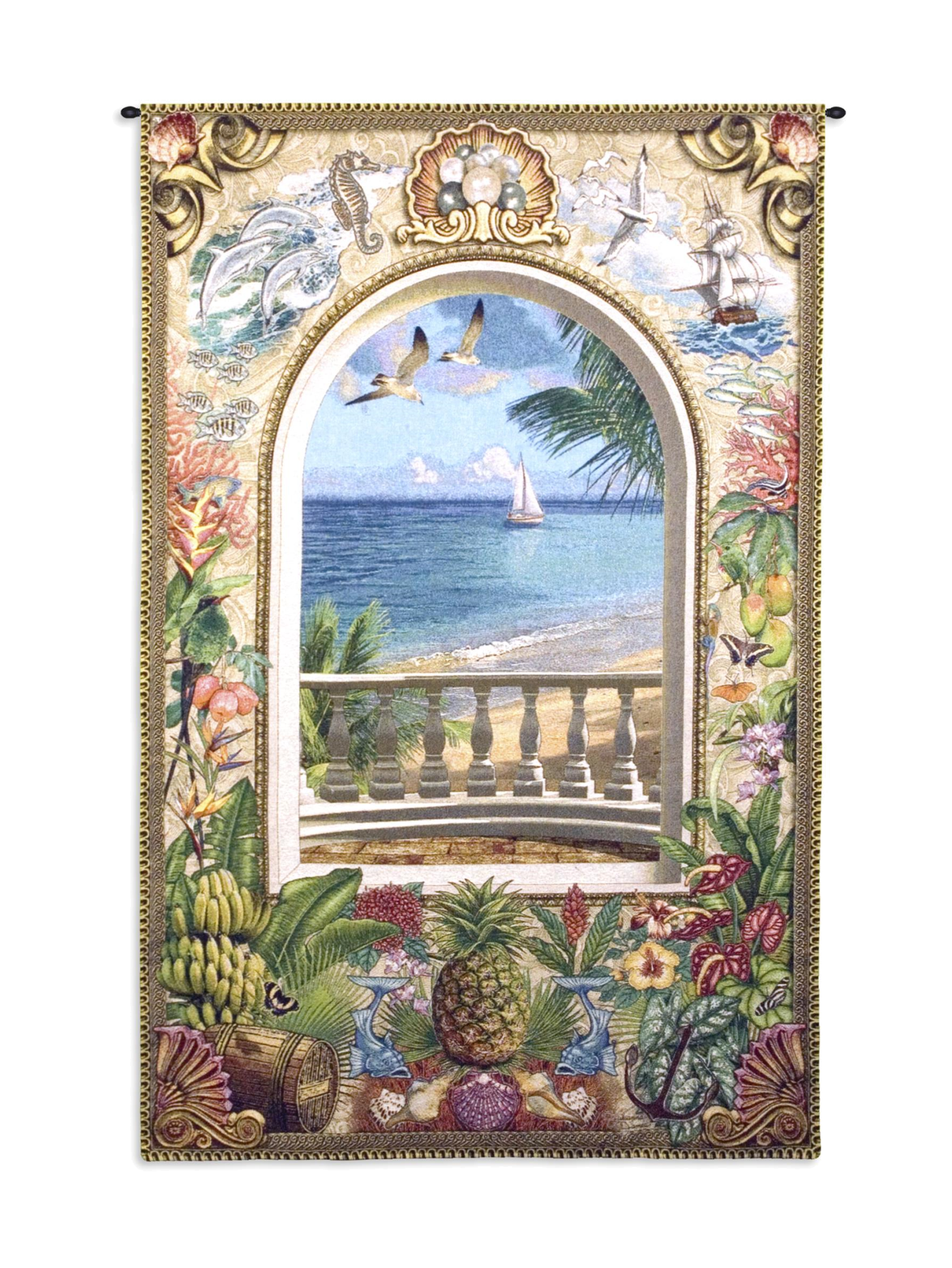 Wish You Were Here Medium Wall Tapestry