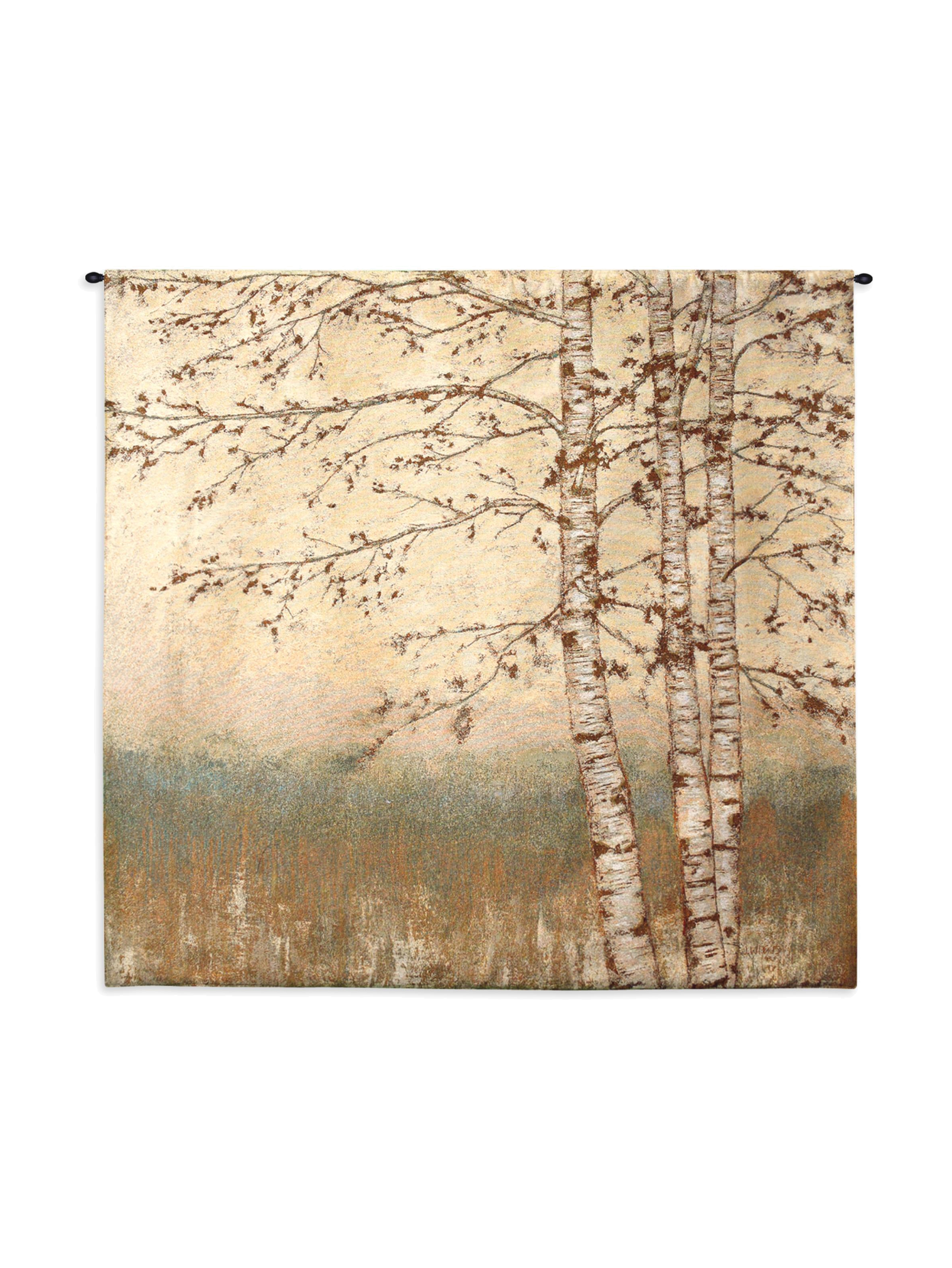 Birch Silhouette I Wall Tapestry