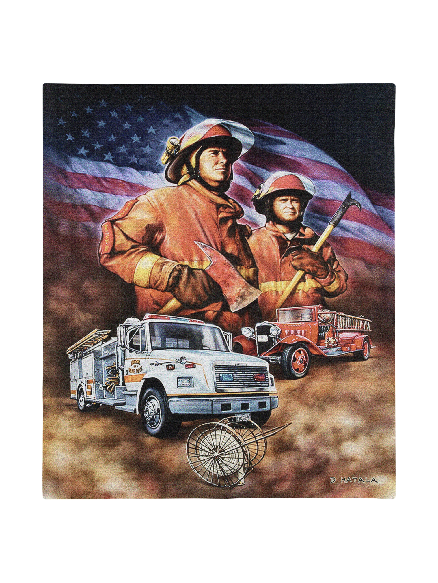 Firefighter Wall Tapestry