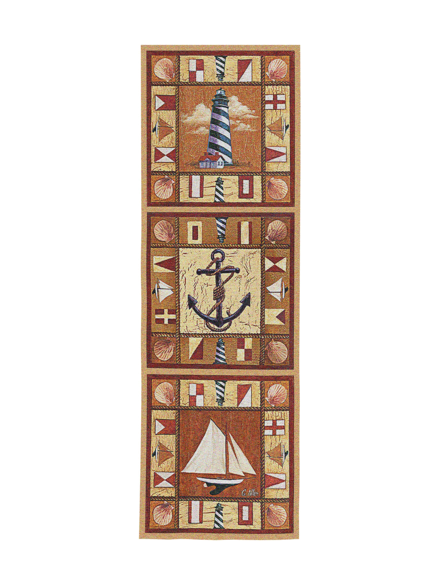Harbor Icons Wall Tapestry