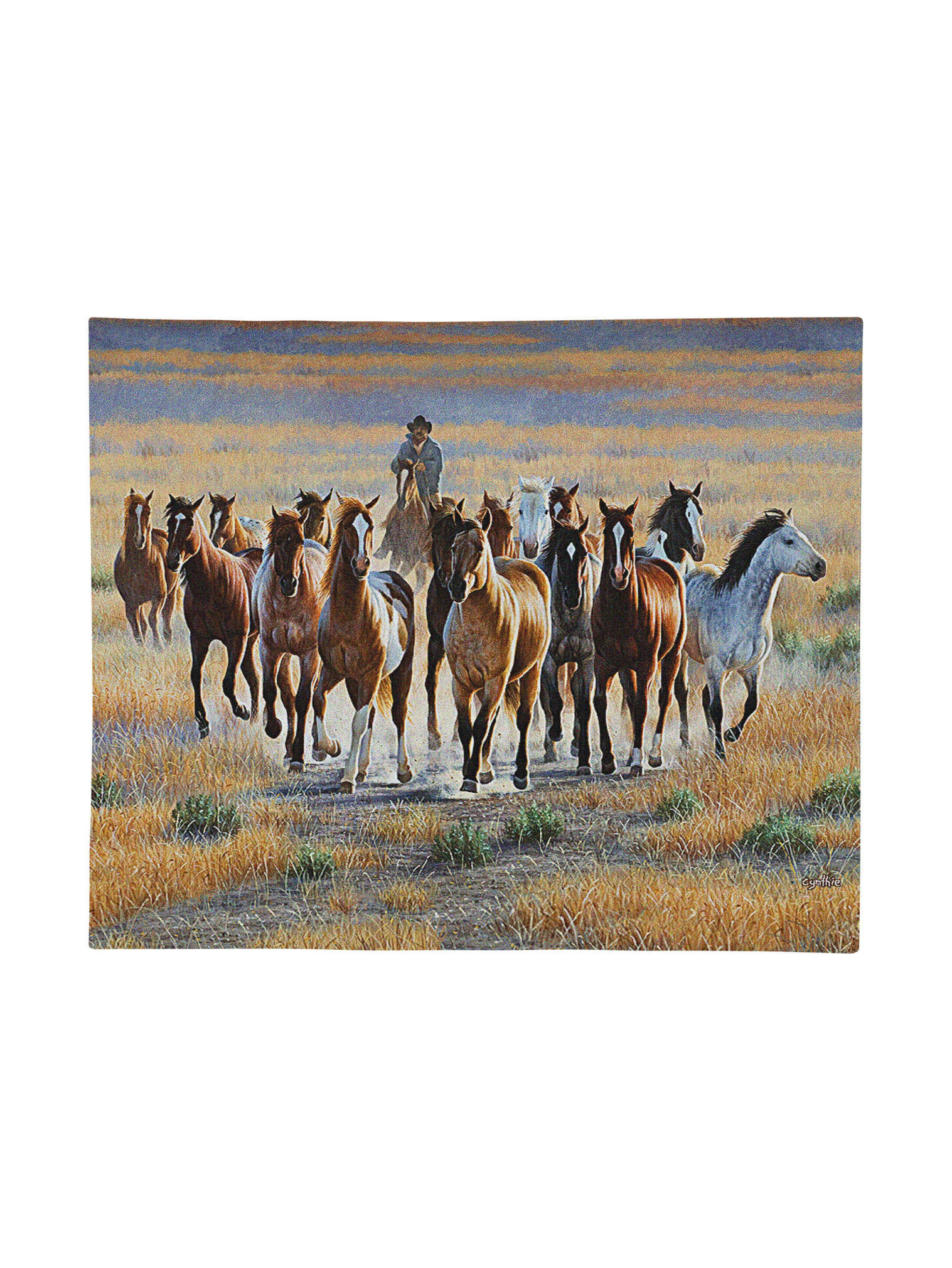 Bringing Them In Wall Tapestry