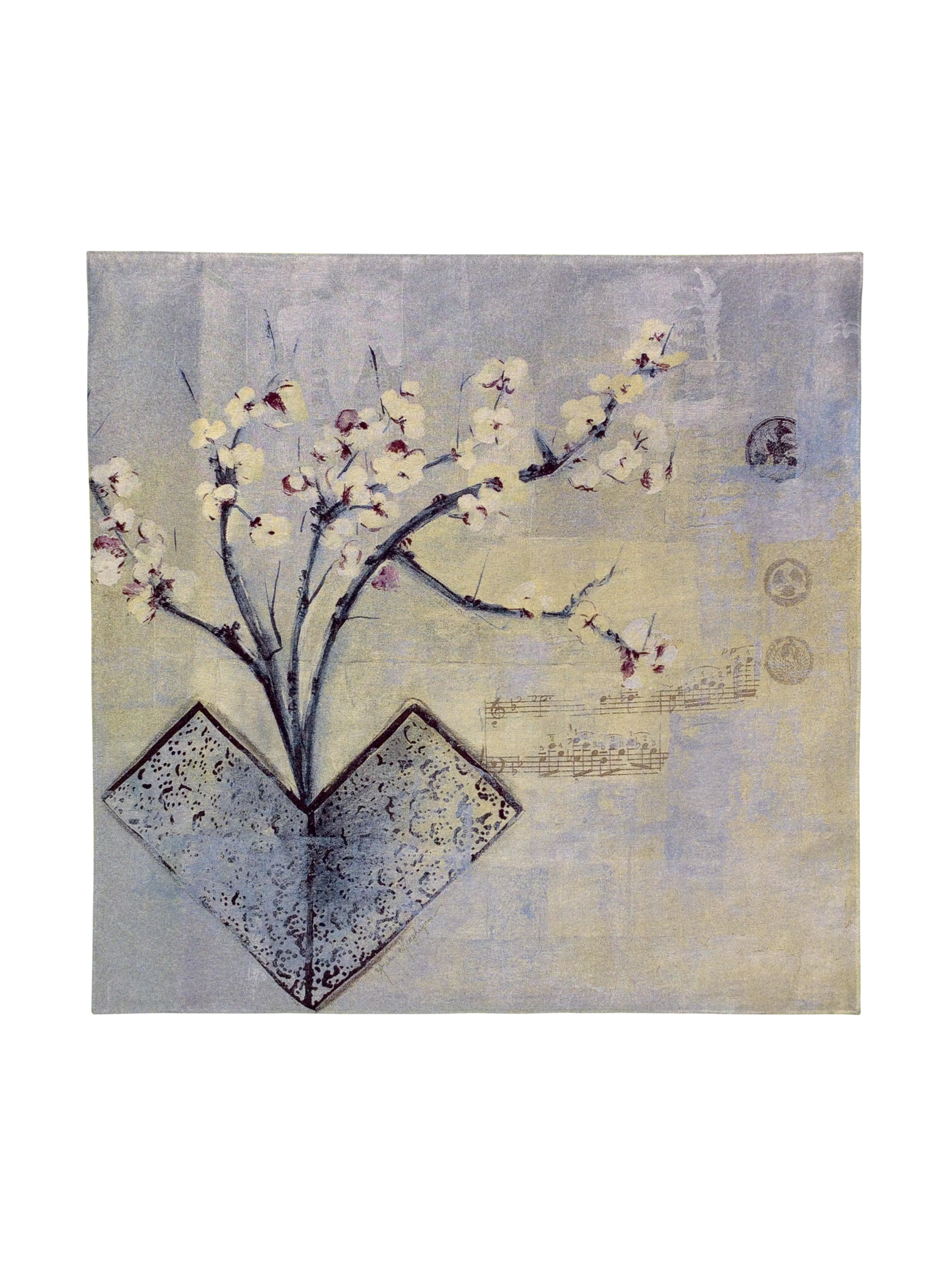 Zen Flower Wall Tapestry