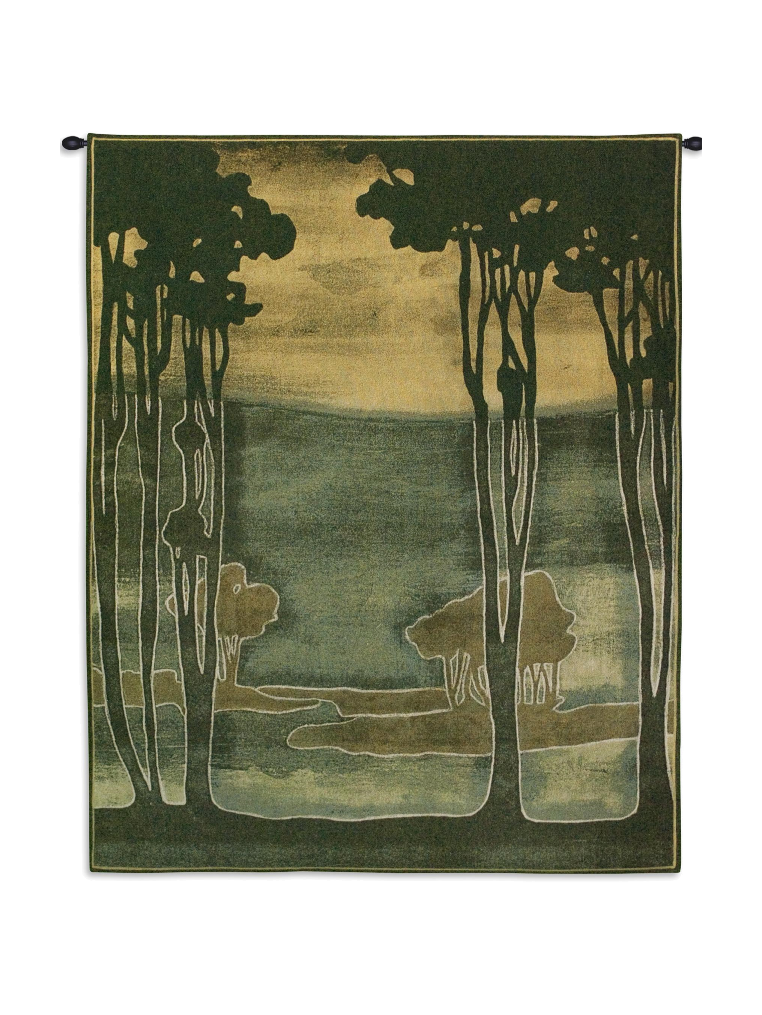 Nouveau Trees I Wall Tapestry