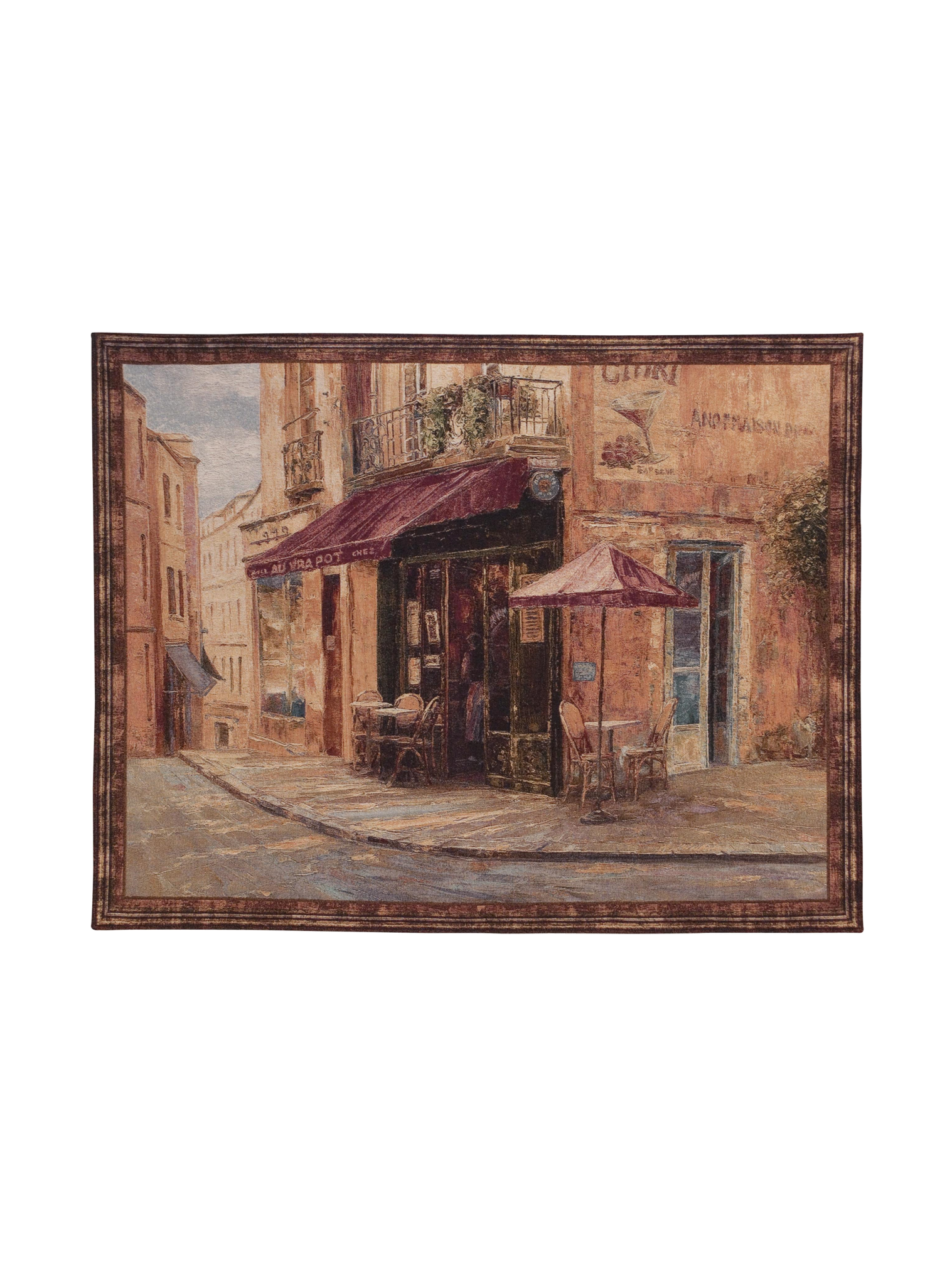 Hillside Cafe Wall Tapestry